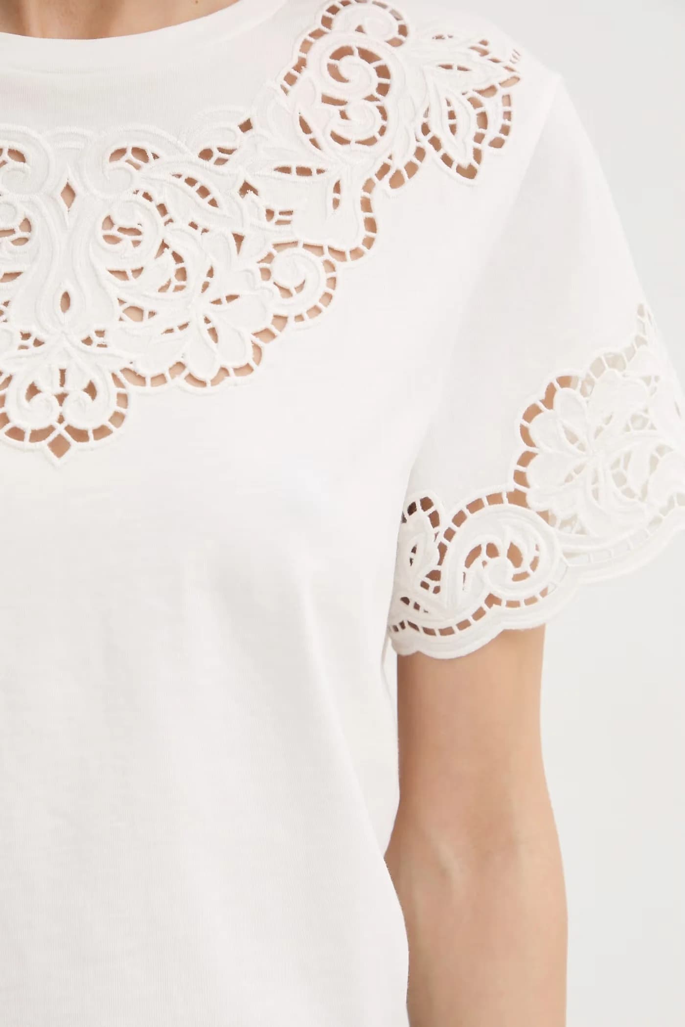 Хлопковая футболка - фото 5