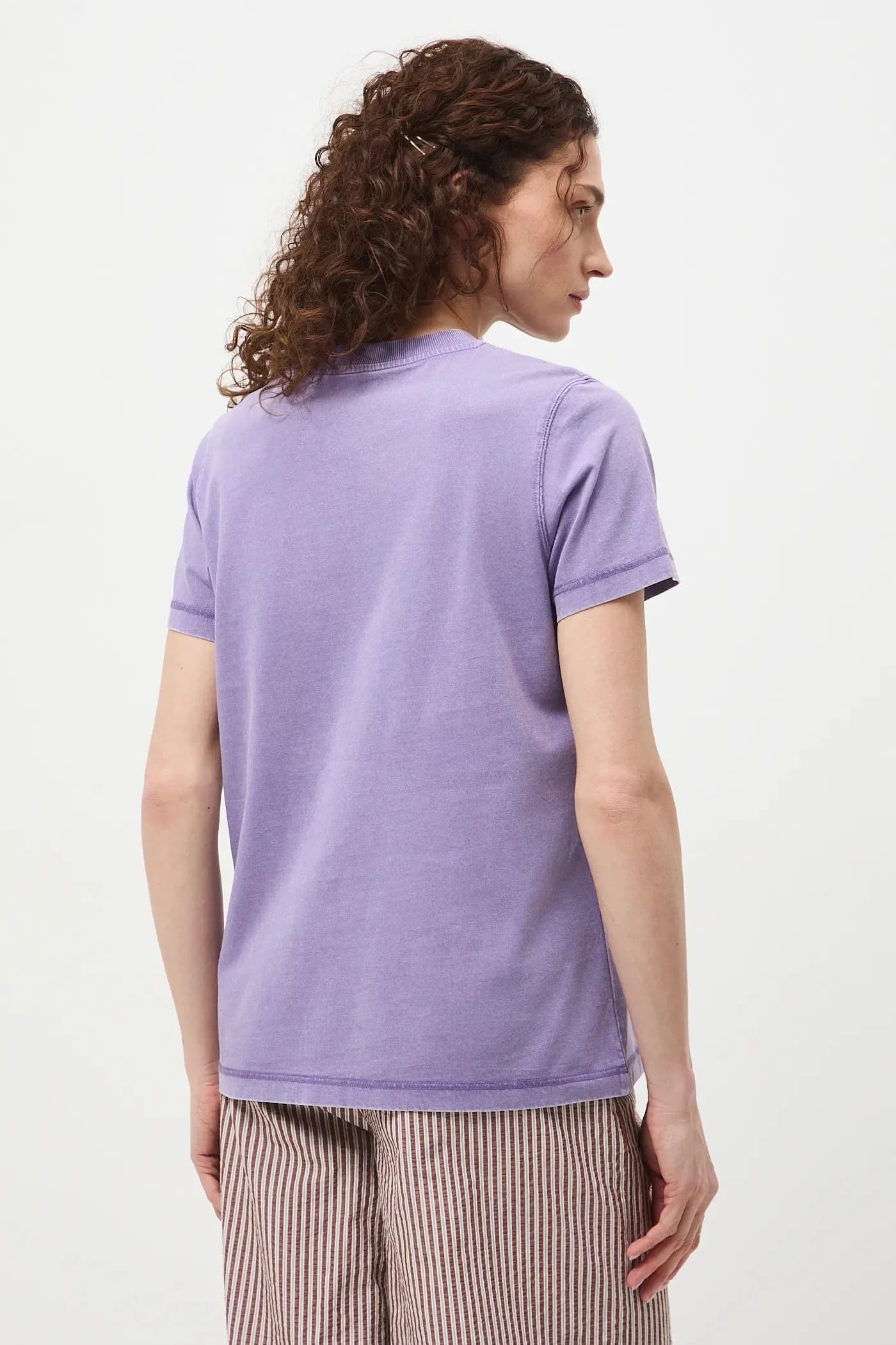 Женская хлопковая футболка - фото 4