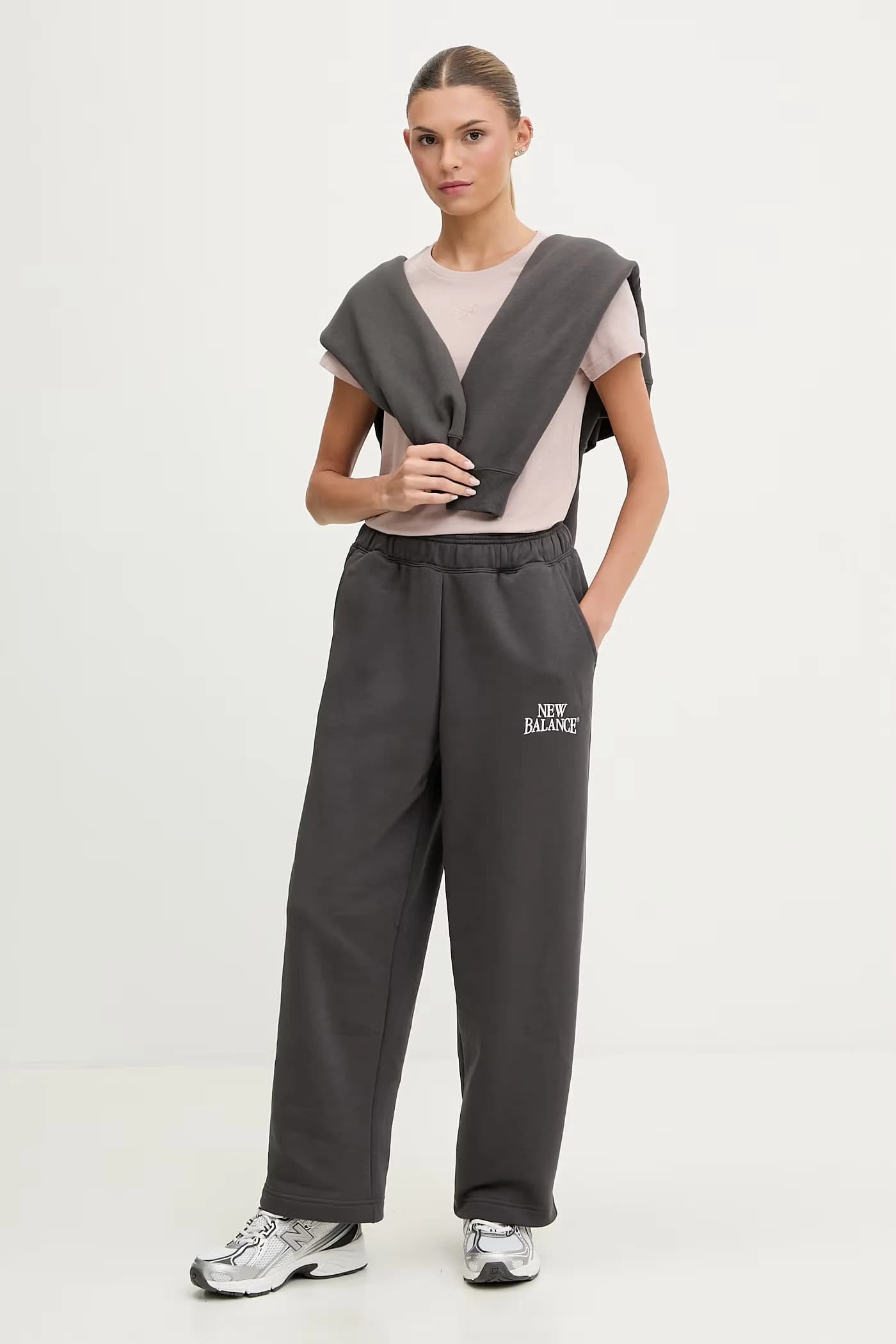 Женская хлопковая футболка Essential Logo с логотипом - фото 2