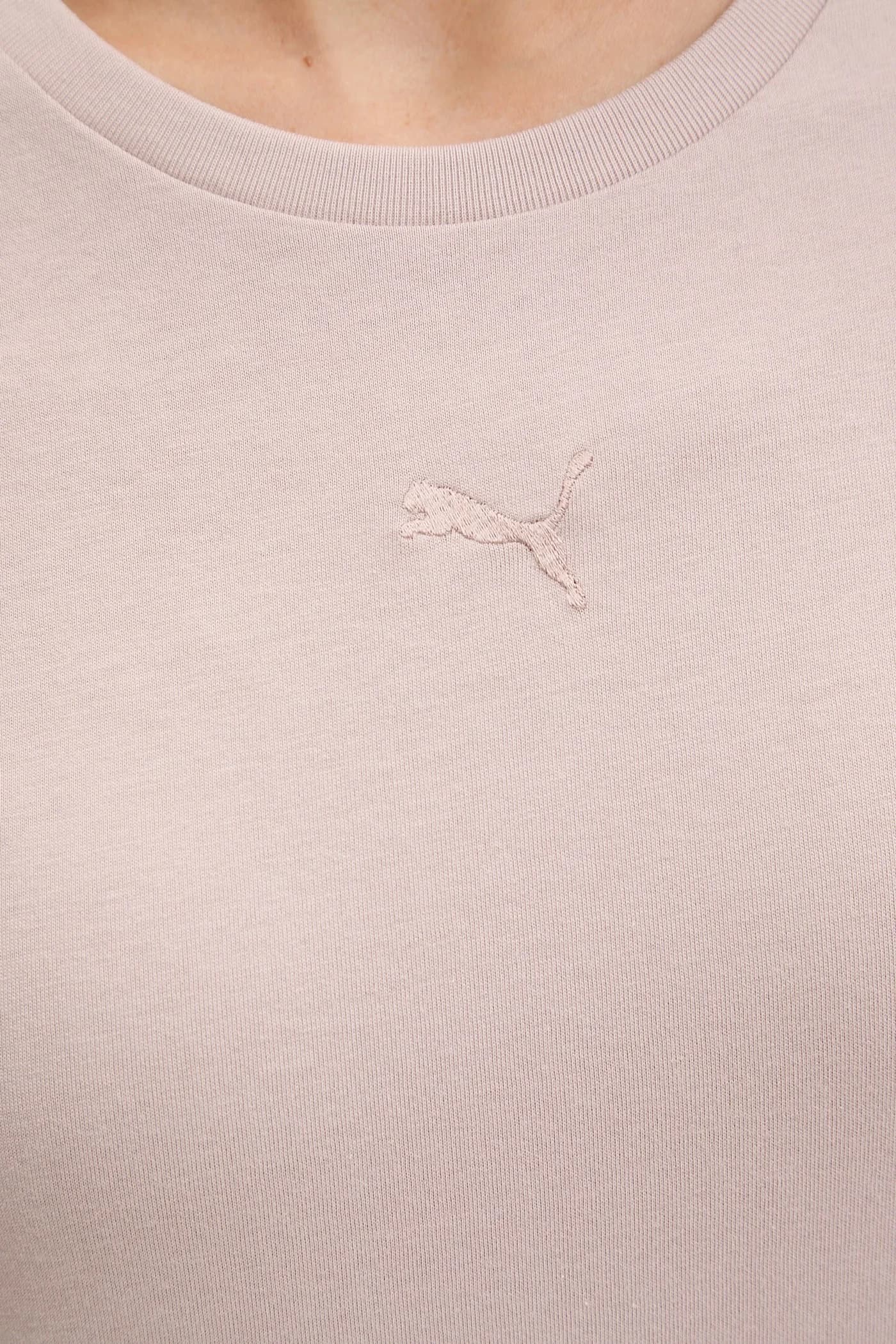 Женская хлопковая футболка Essential Logo с логотипом - фото 5