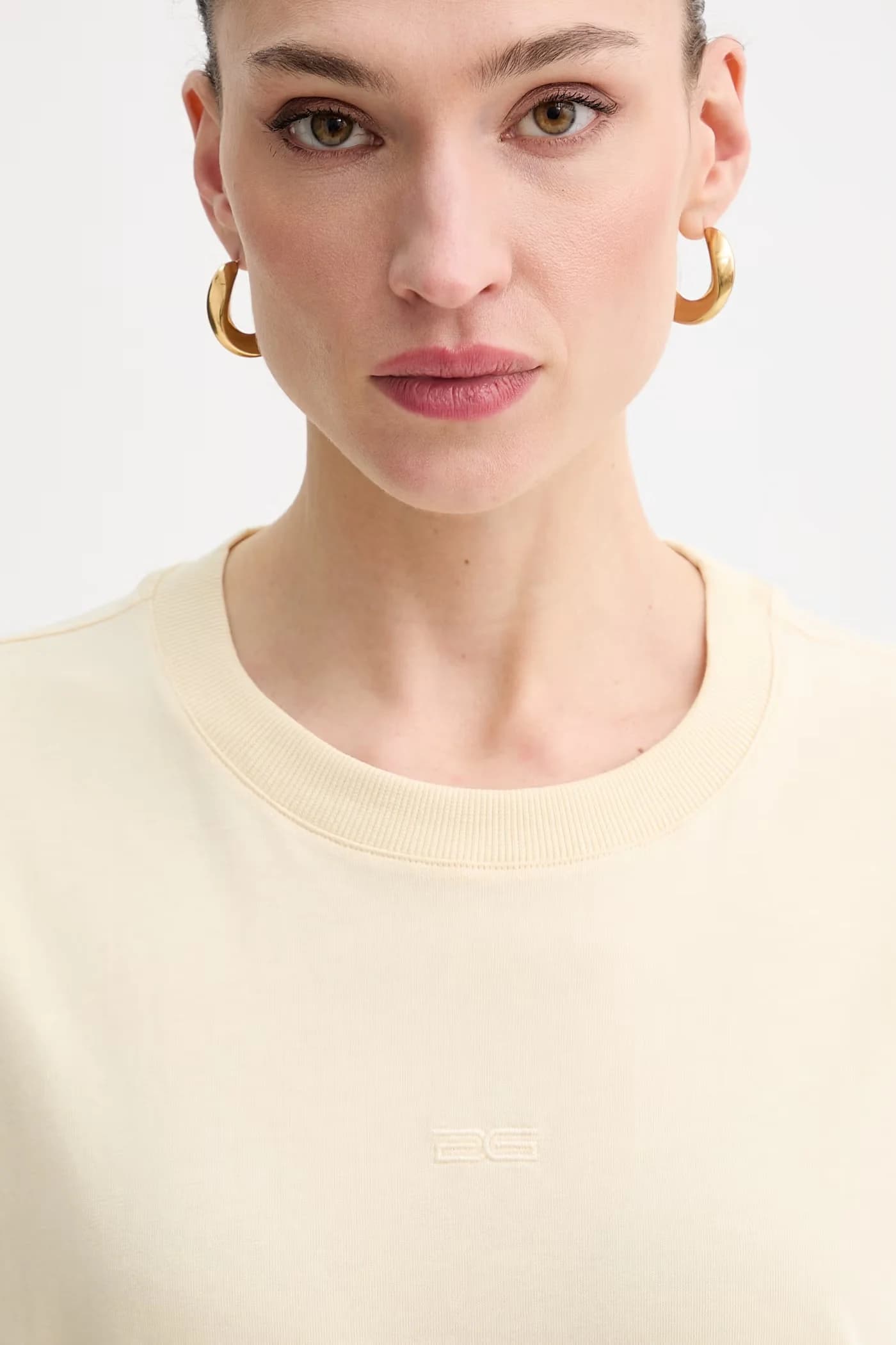 Женская хлопковая футболка оверсайз - фото 4