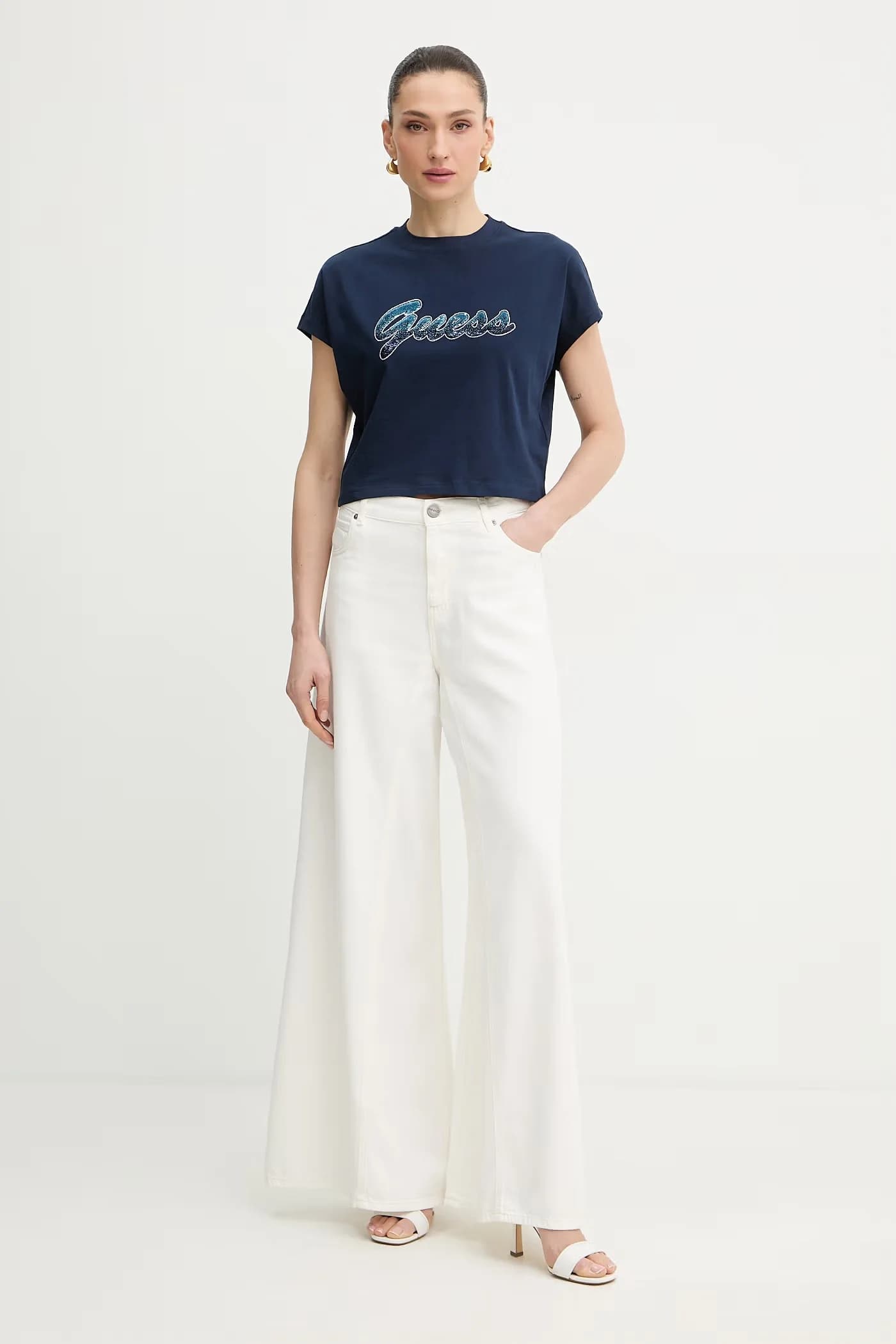 Женская хлопковая футболка - фото 2