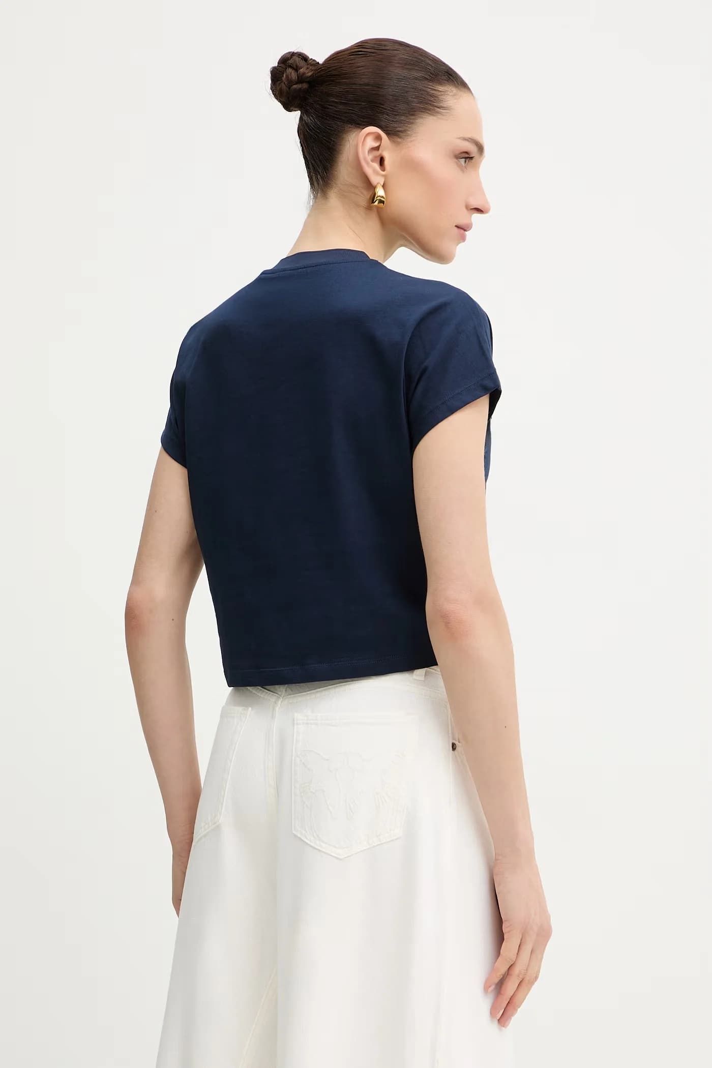 Женская хлопковая футболка - фото 3