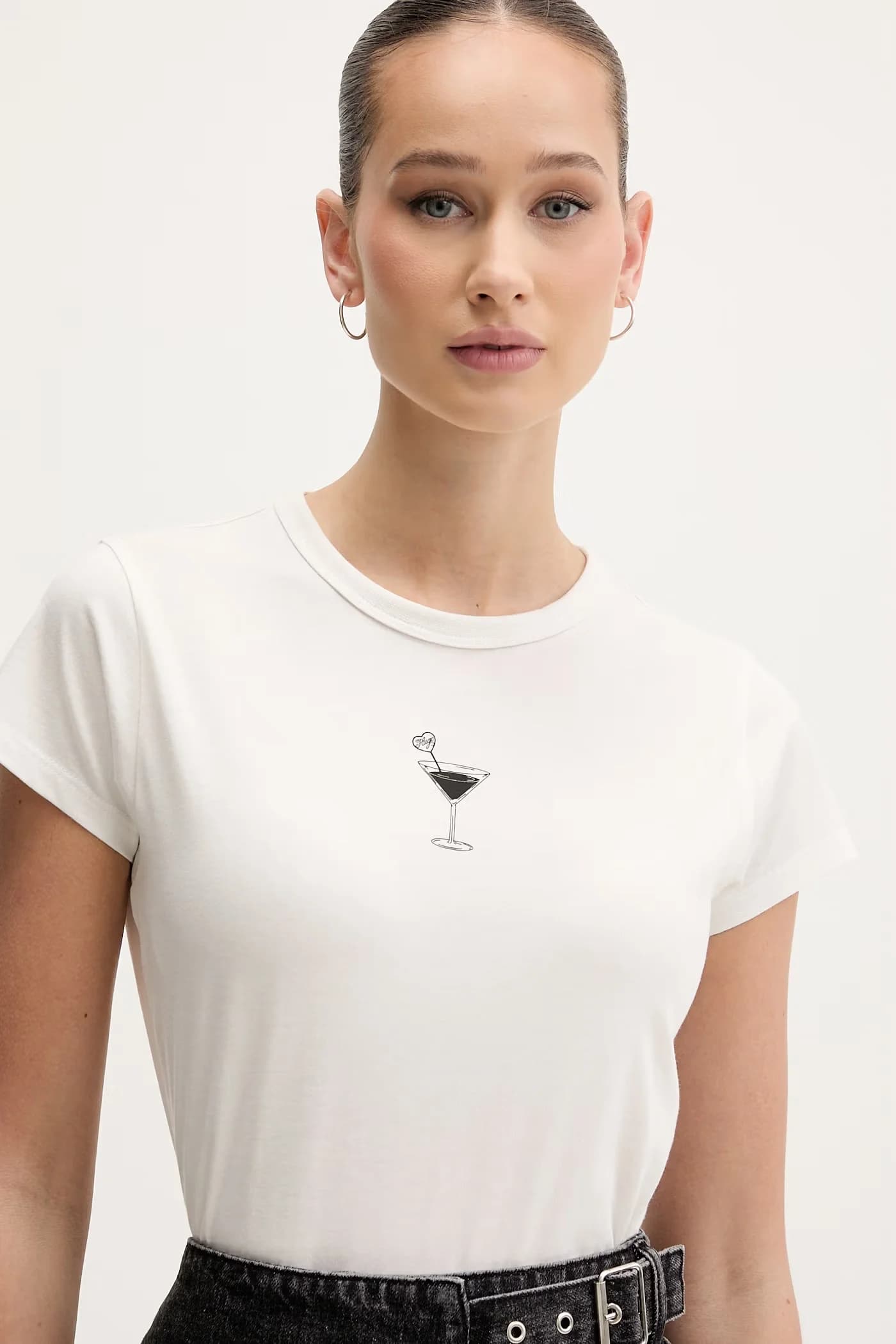 Dichroma_B женская футболка из хлопка - фото 4