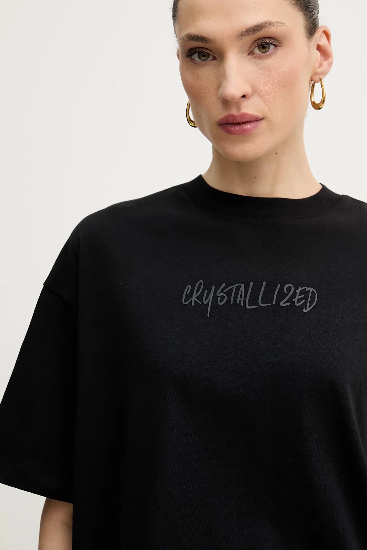 Женская хлопковая футболка - фото 4