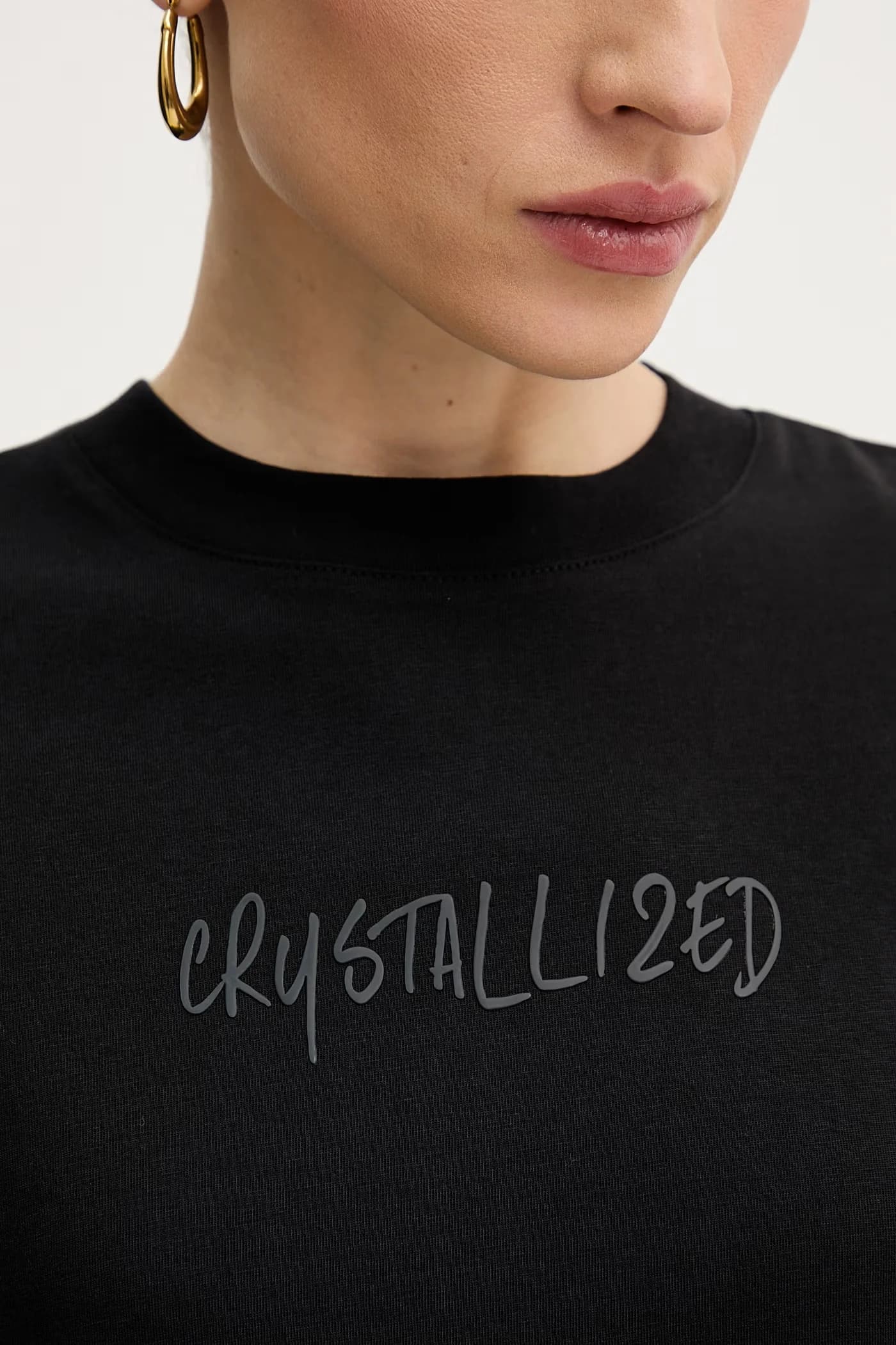 Женская хлопковая футболка - фото 5