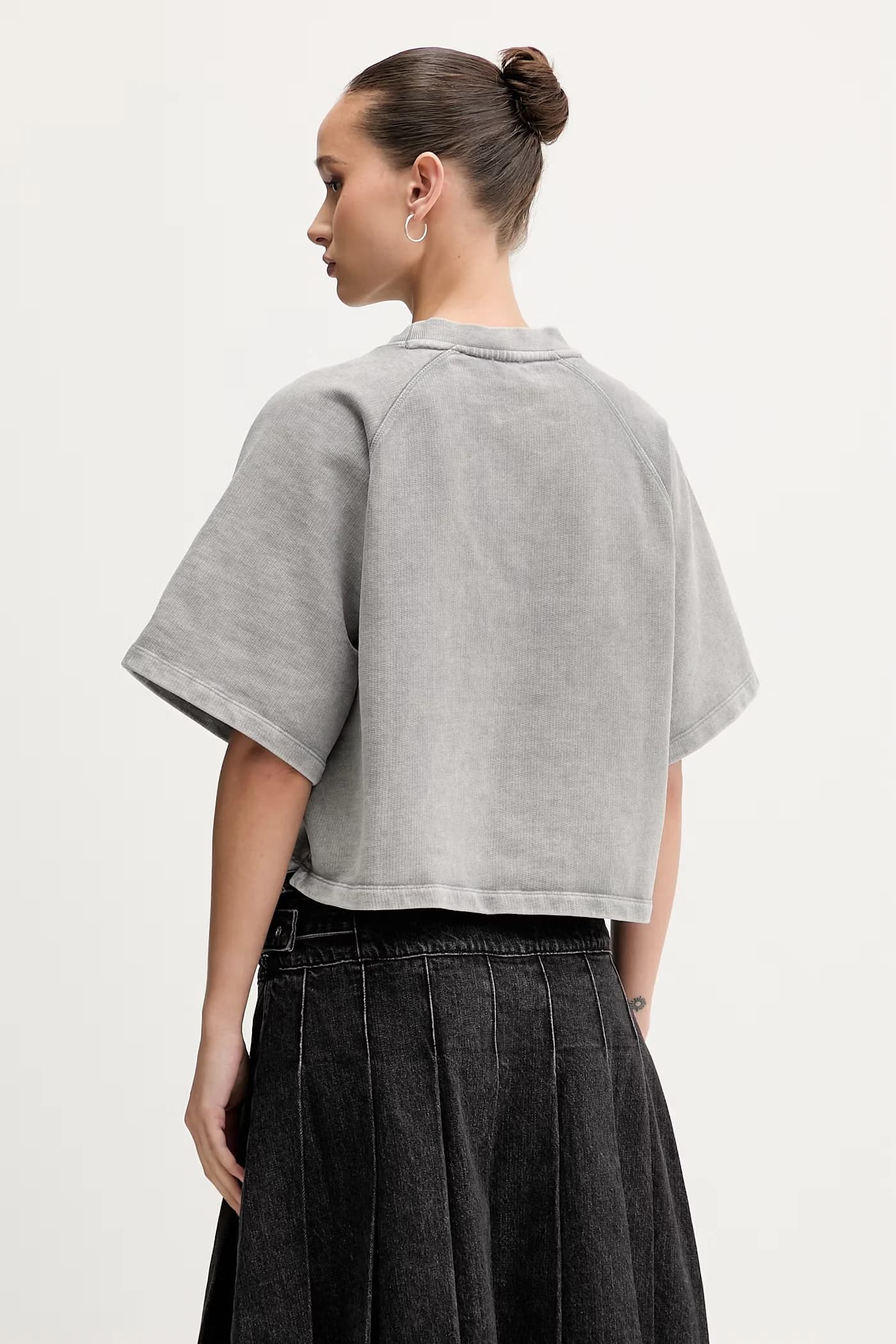 Женская футболка оверсайз из хлопка Dorlina_B_1 - фото 3