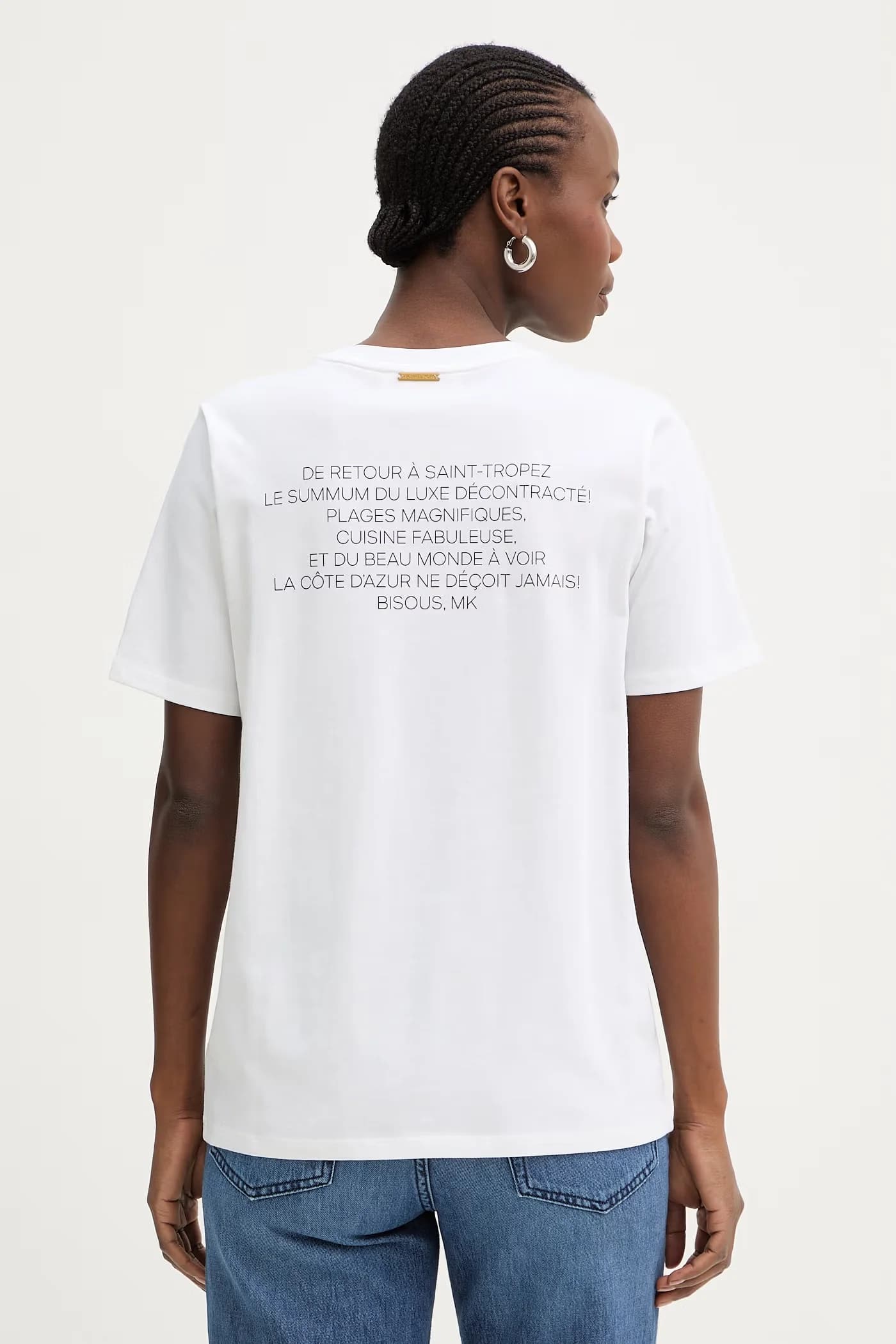 Женская хлопковая футболка - фото 3