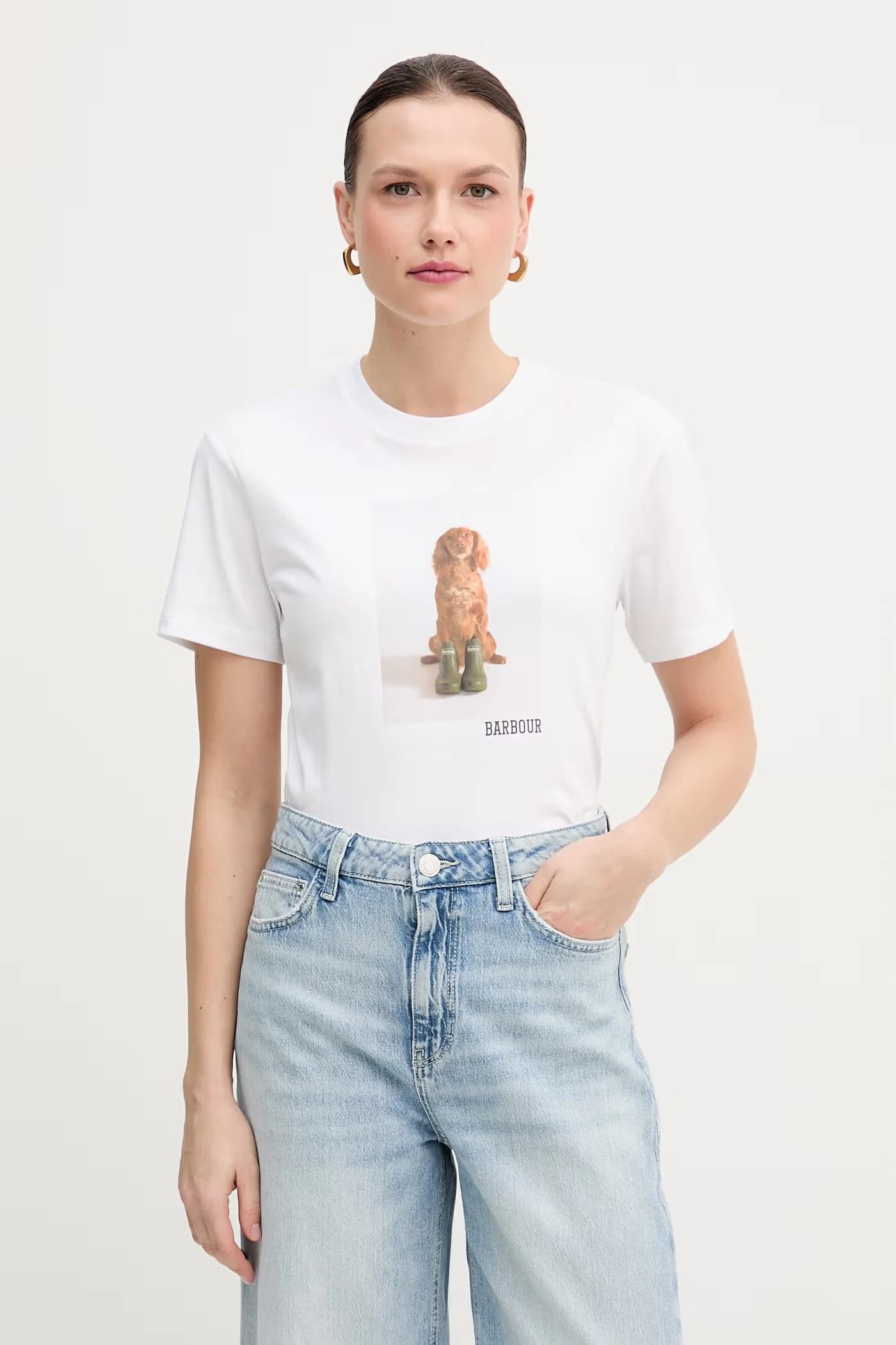 Хлопковая футболка Bedale