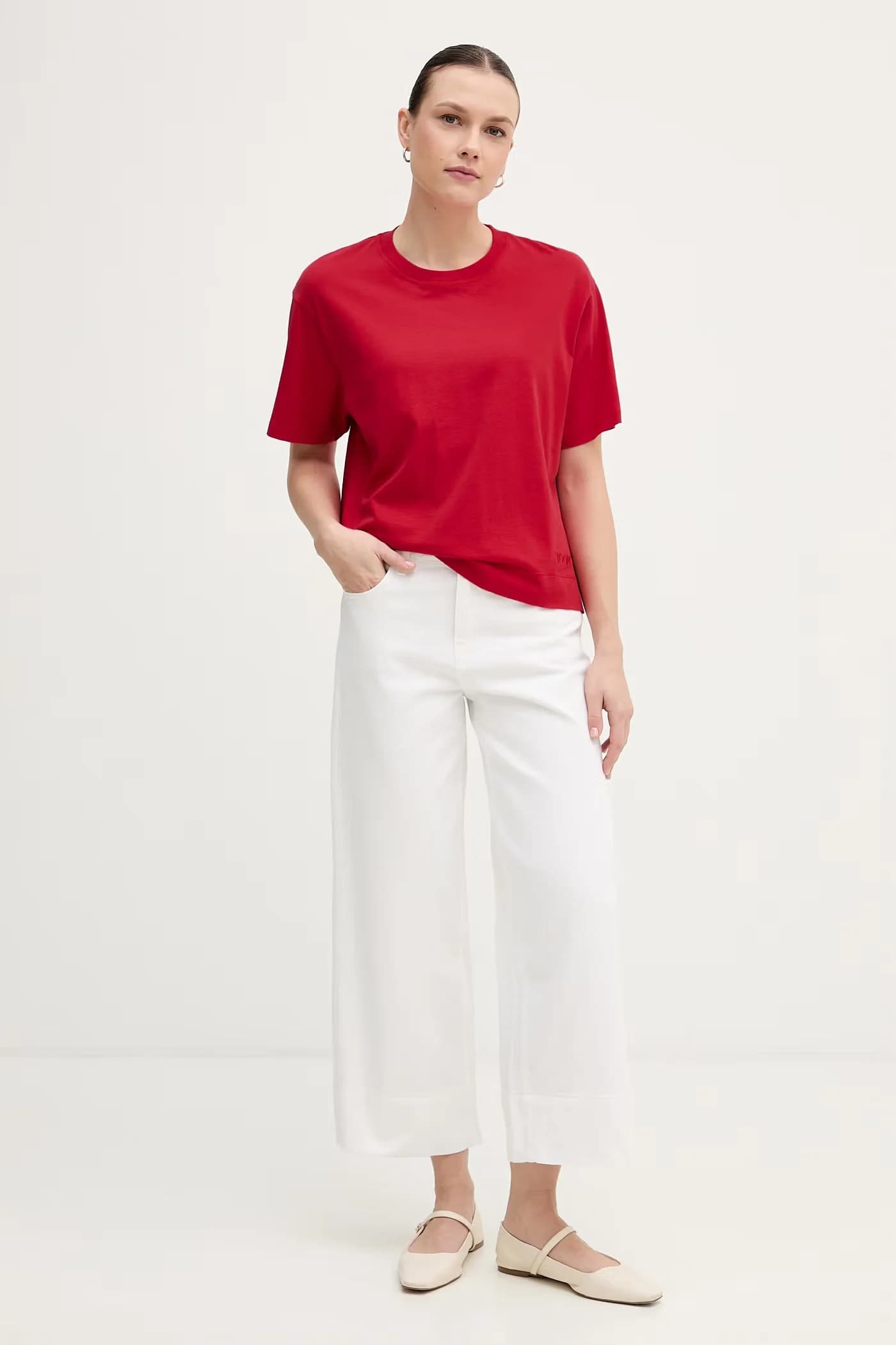 Женская хлопковая футболка - фото 2