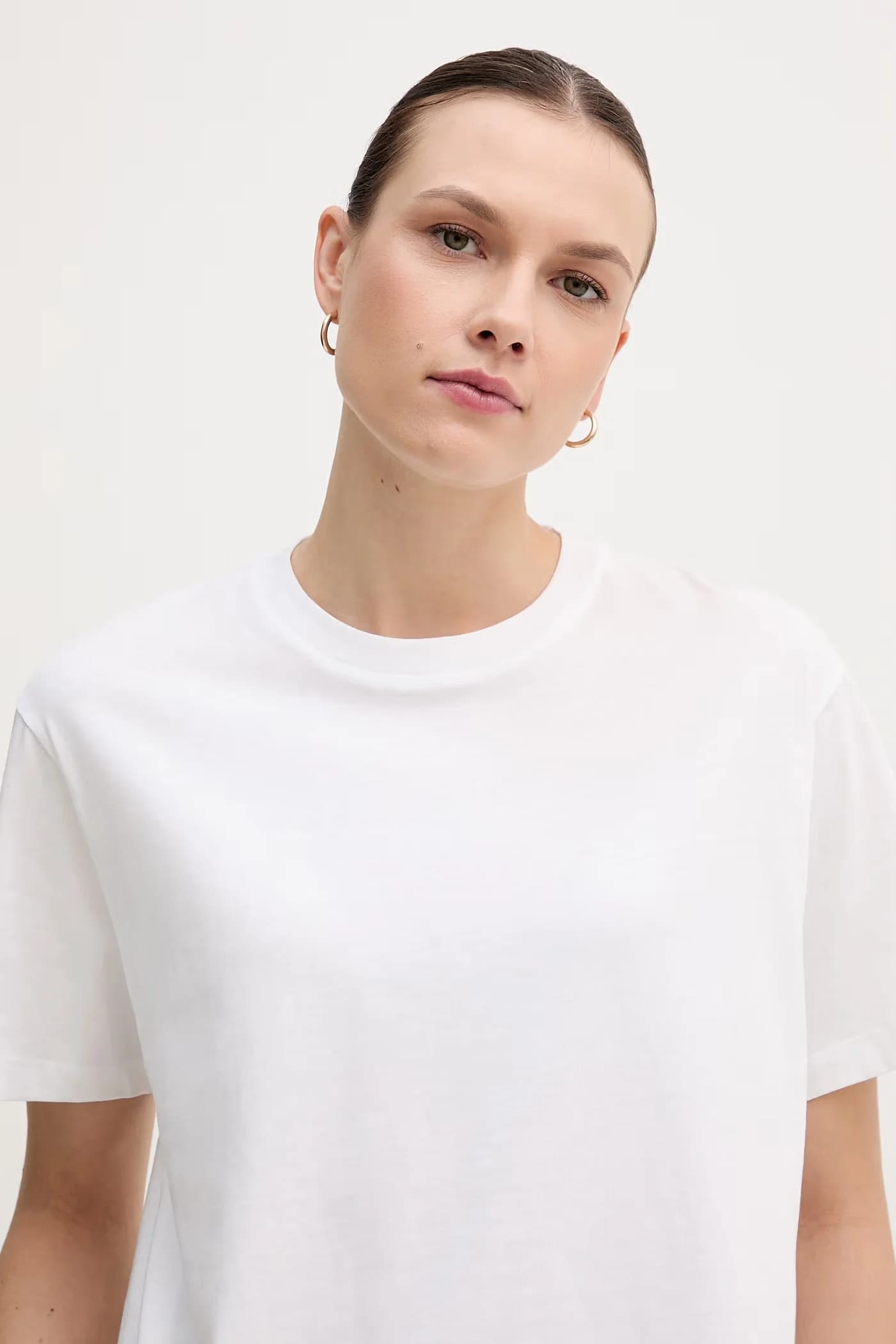 Женская хлопковая футболка - фото 4