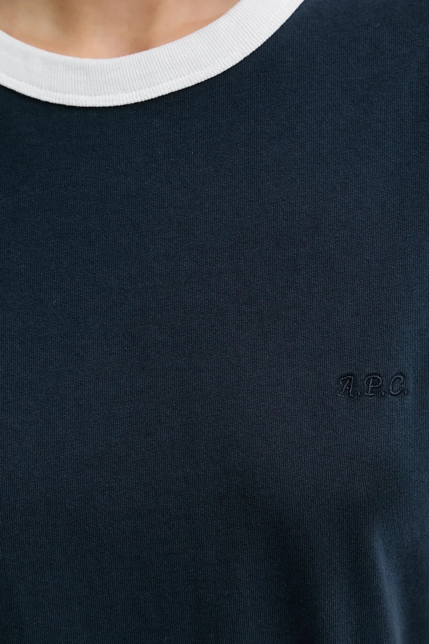 Хлопковая ФУТБОЛКА УКОРОЧЕННАЯ ФУТБОЛКА MANCHE COURTE CONTRASTÉ - фото 5