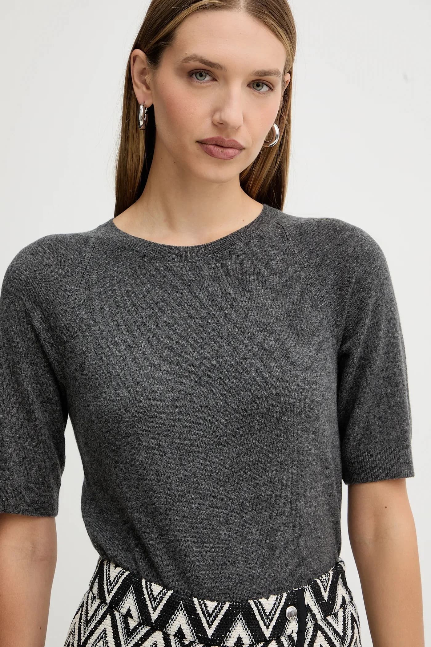 шерстяная футболка YEN - фото 4