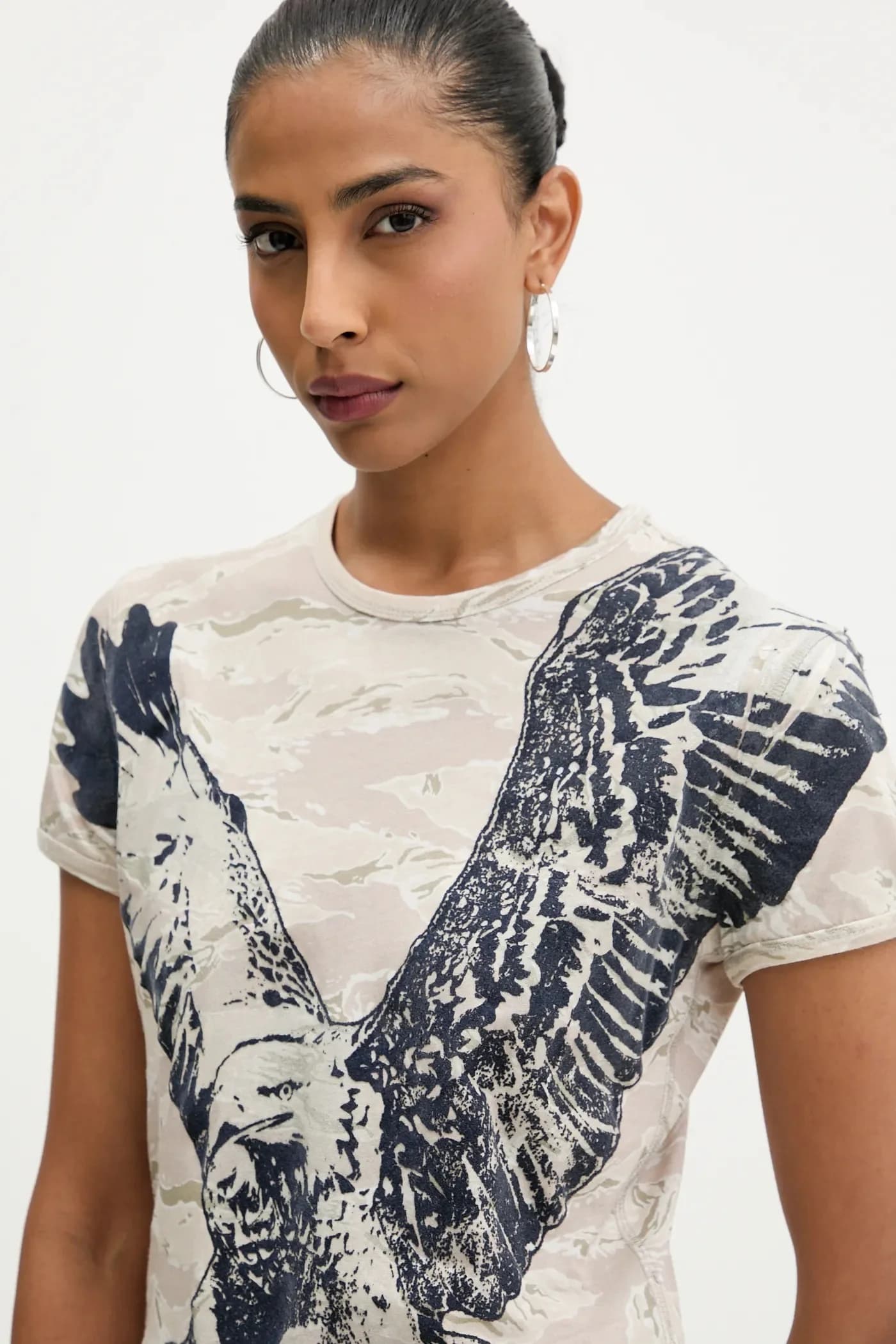 Хлопковая футболка T-UNCUTIE-LONG-R1 - фото 4