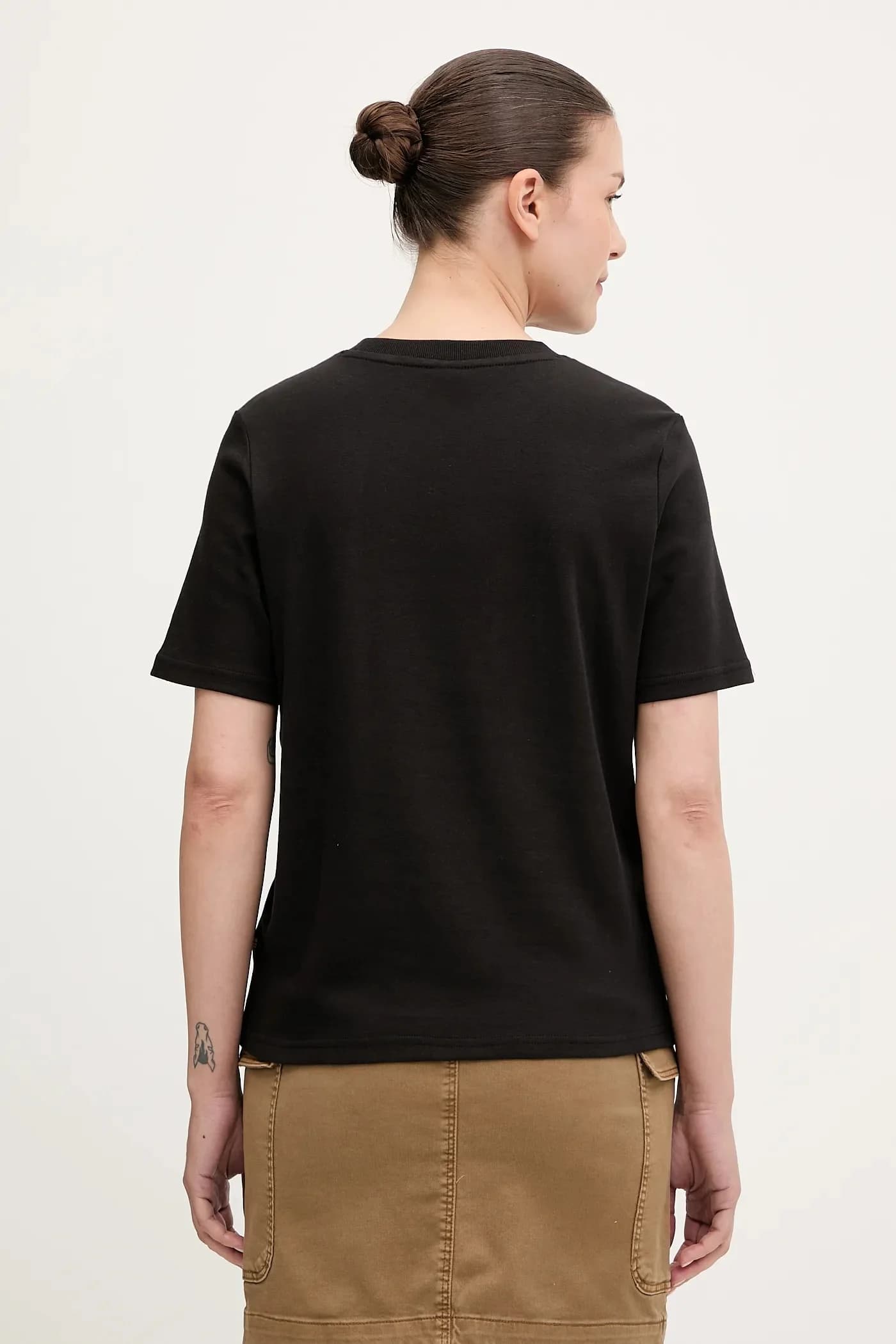 Хлопковая футболка с надписью - фото 3