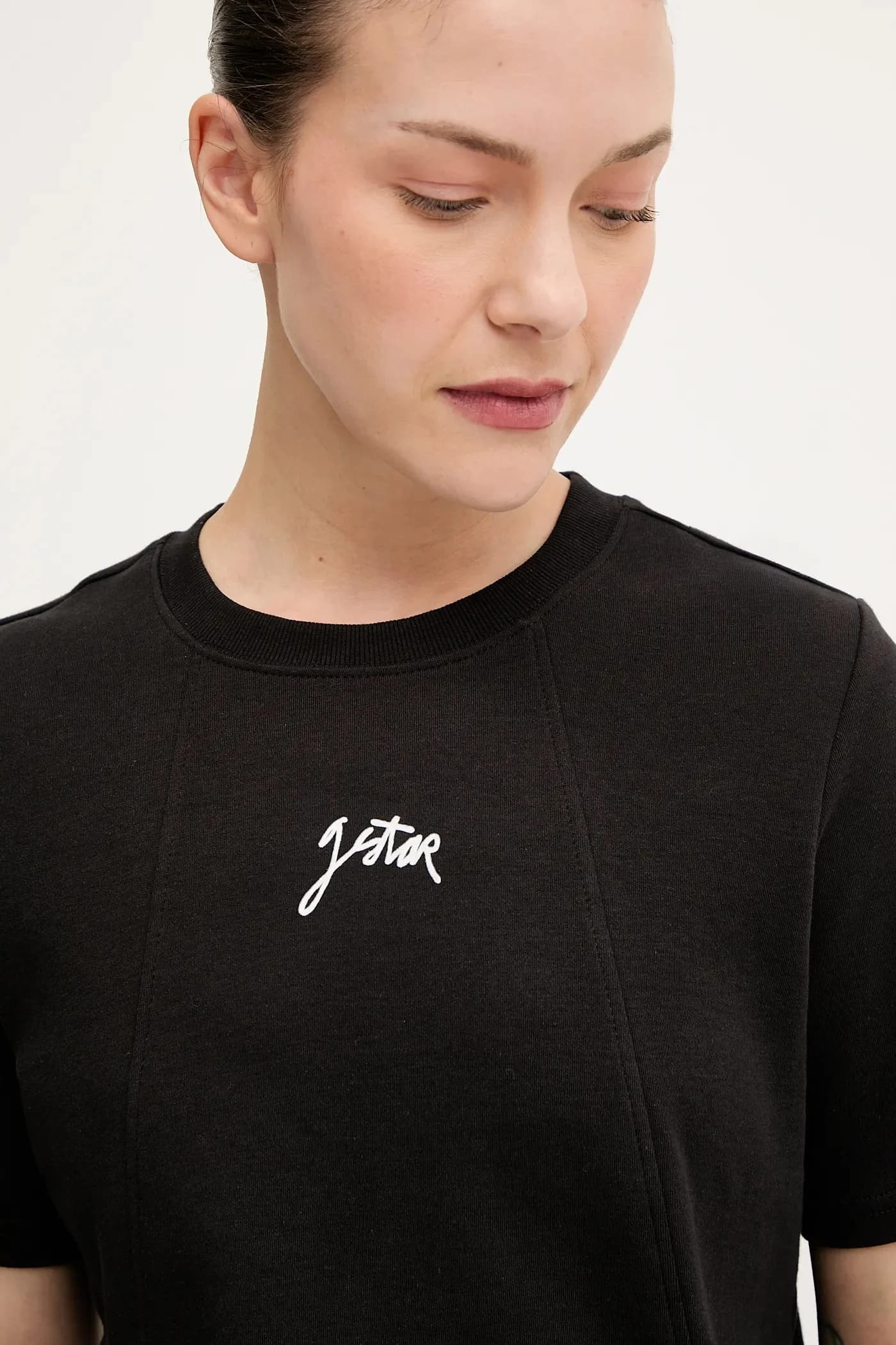 Хлопковая футболка с надписью - фото 4