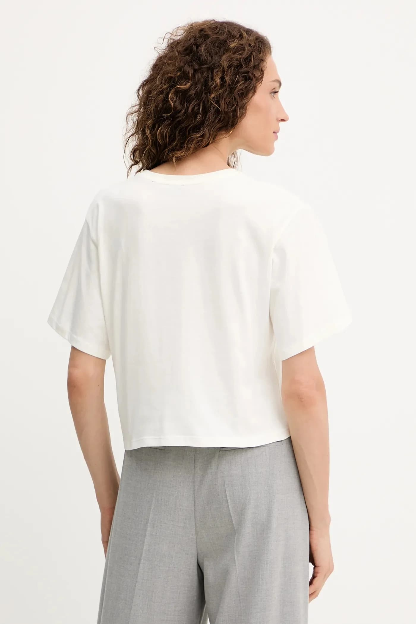 Хлопковая футболка Emme от Marella - фото 3