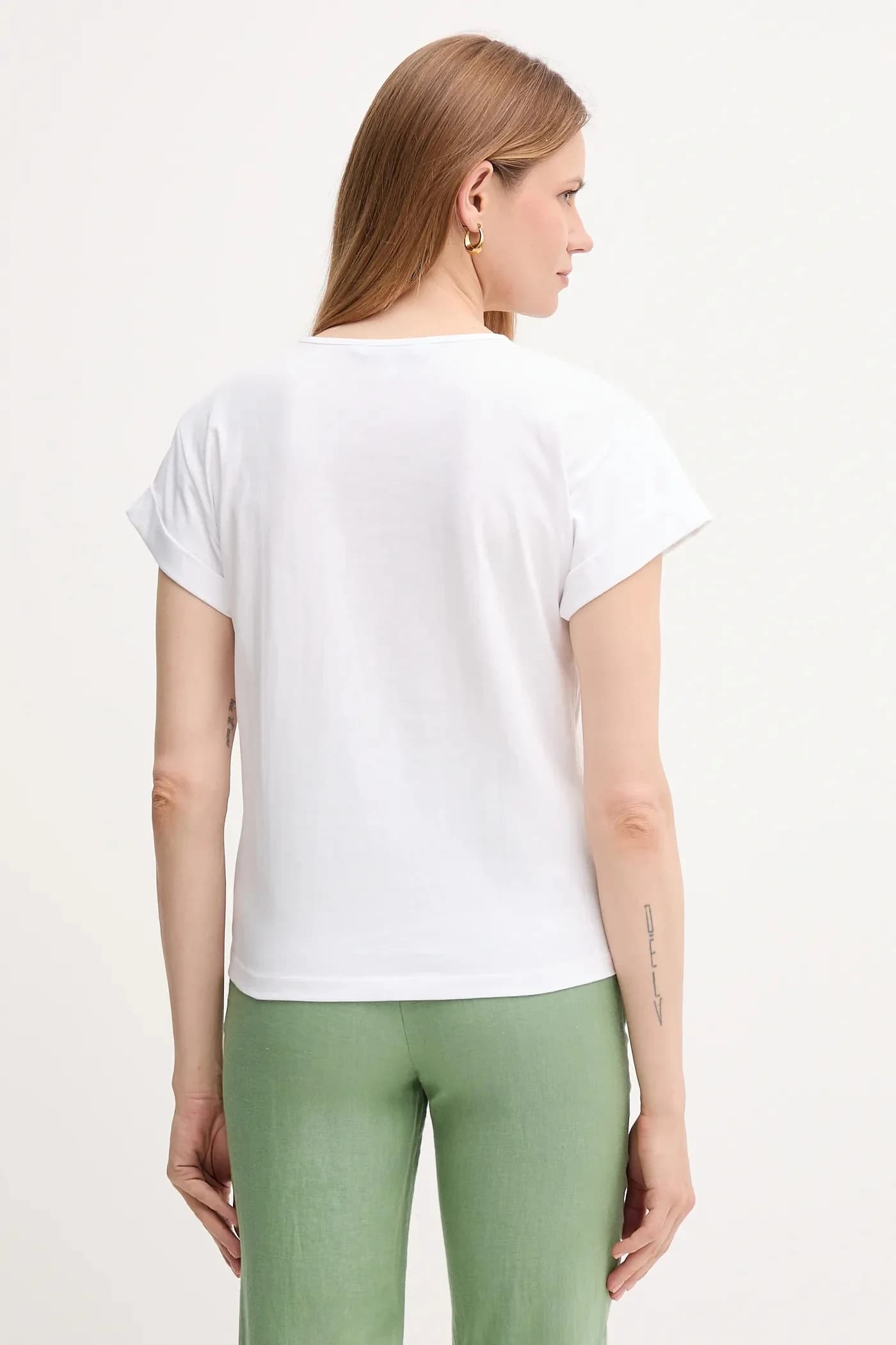 Хлопковая футболка - фото 3