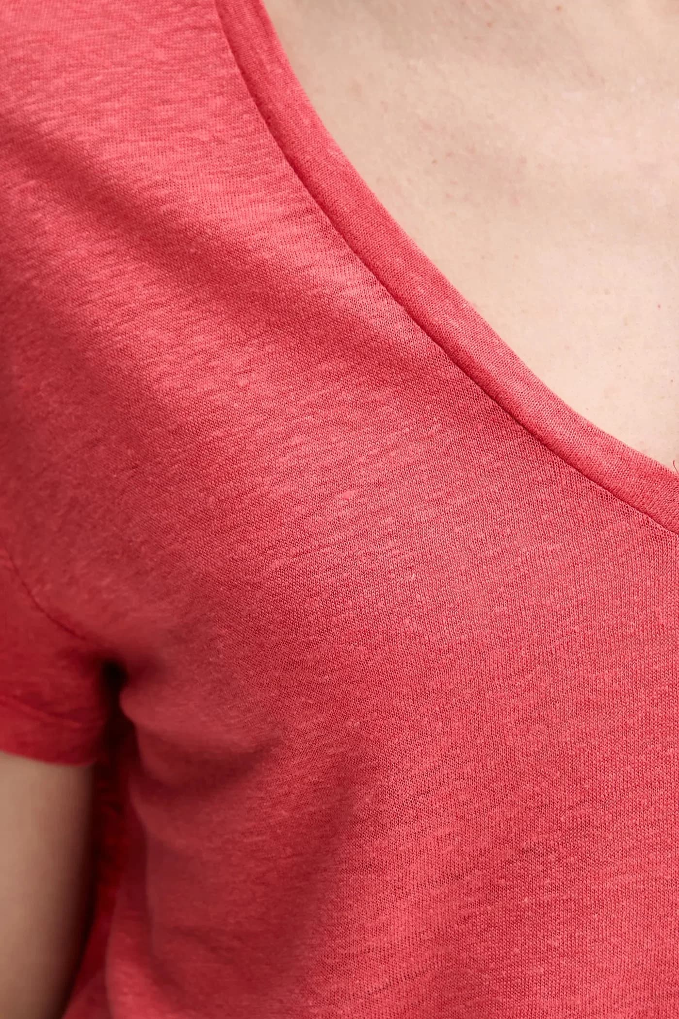 Льняная футболка - фото 5