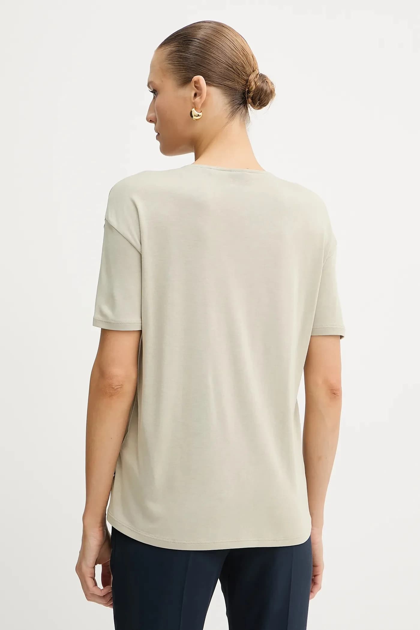 футболка Esanda из смесового шелка - фото 3