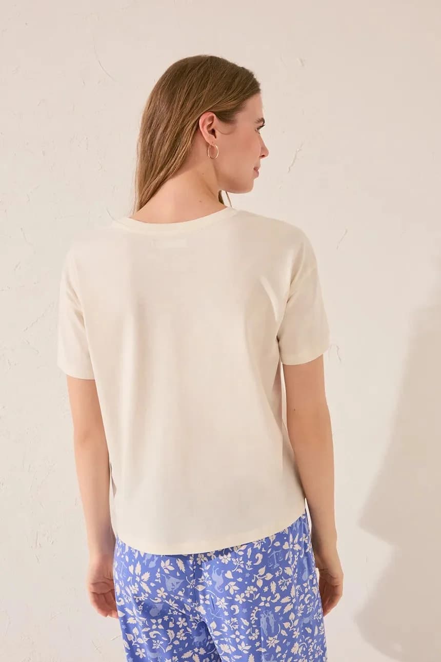 Хлопковая футболка - фото 5