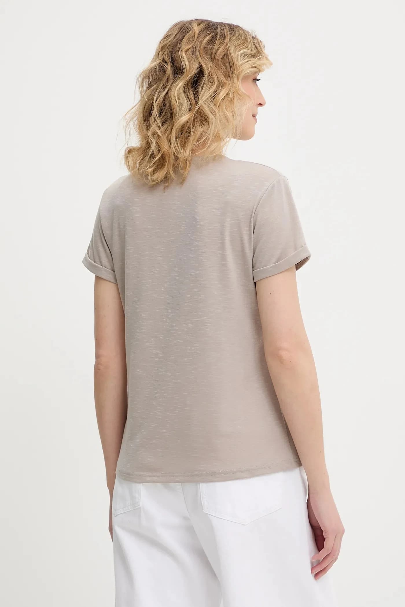 Льняная футболка - фото 3