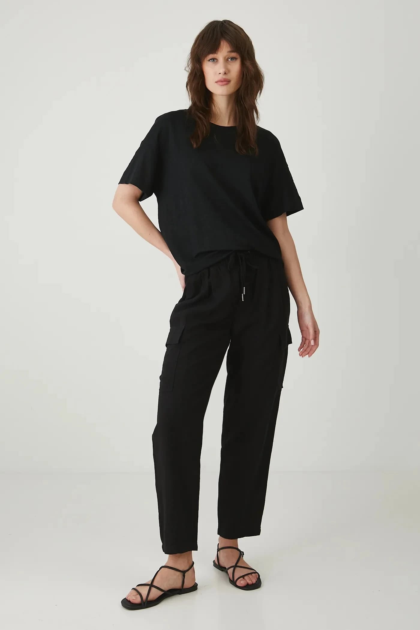 Льняная футболка - фото 2