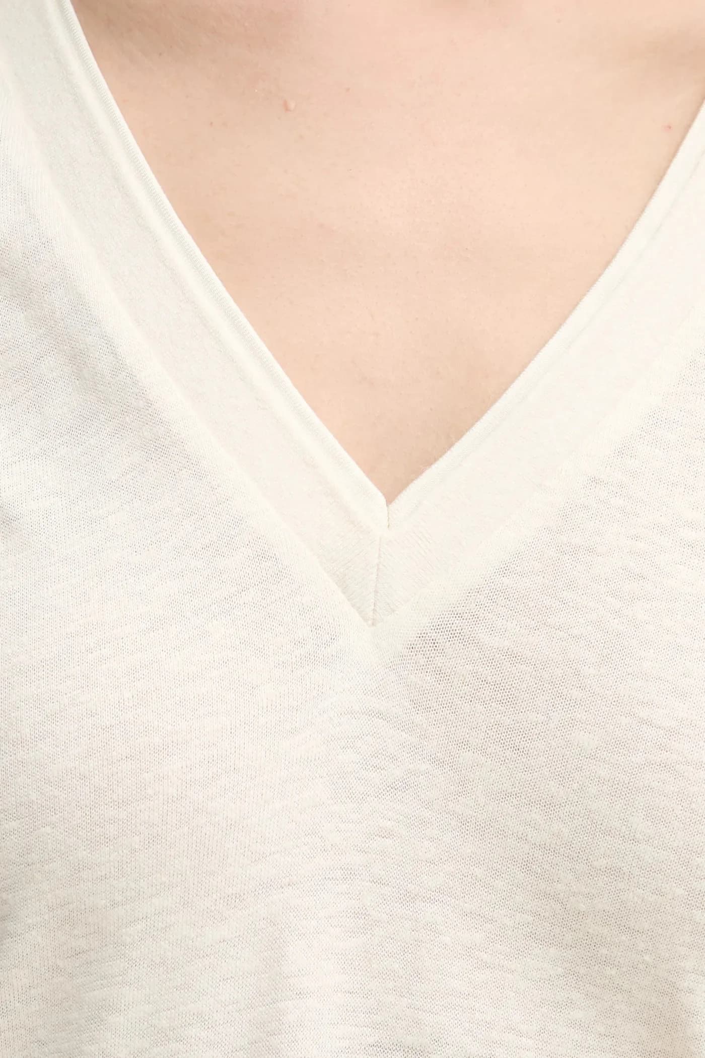 Футболка из смесового льна - фото 4