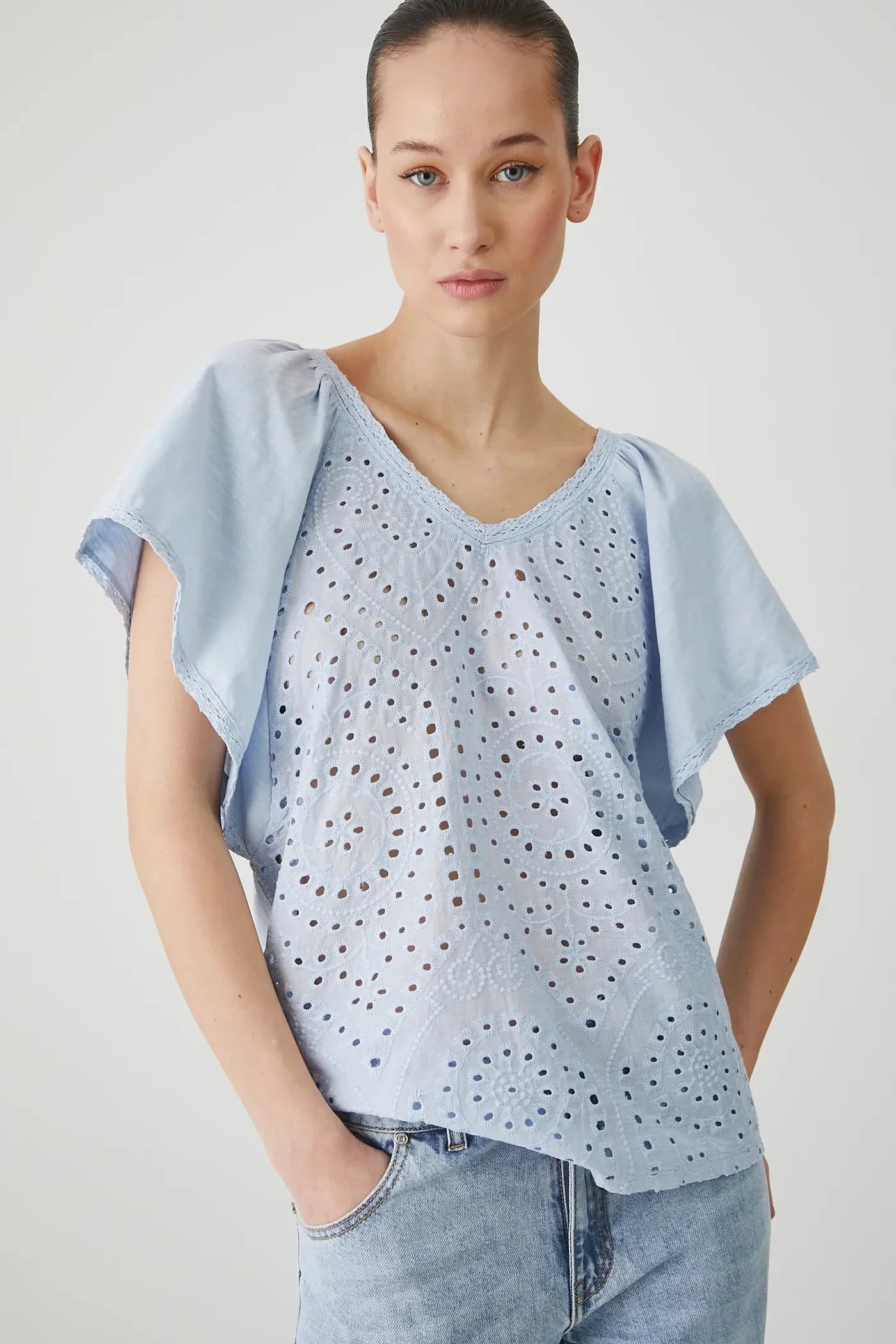 Хлопковая футболка - фото 3