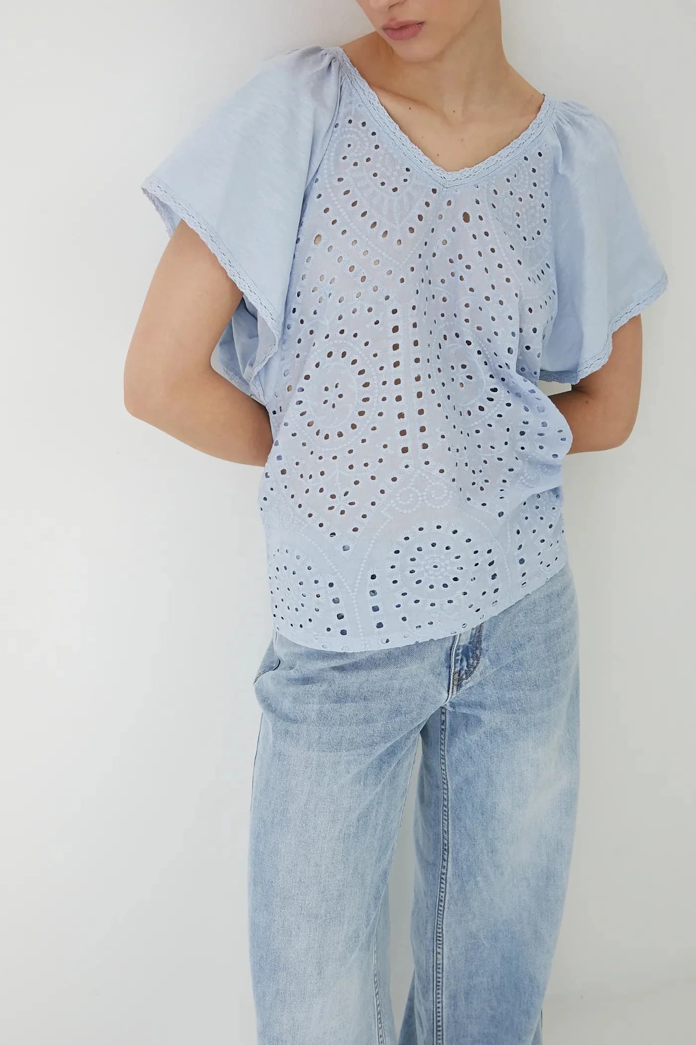 Хлопковая футболка - фото 5