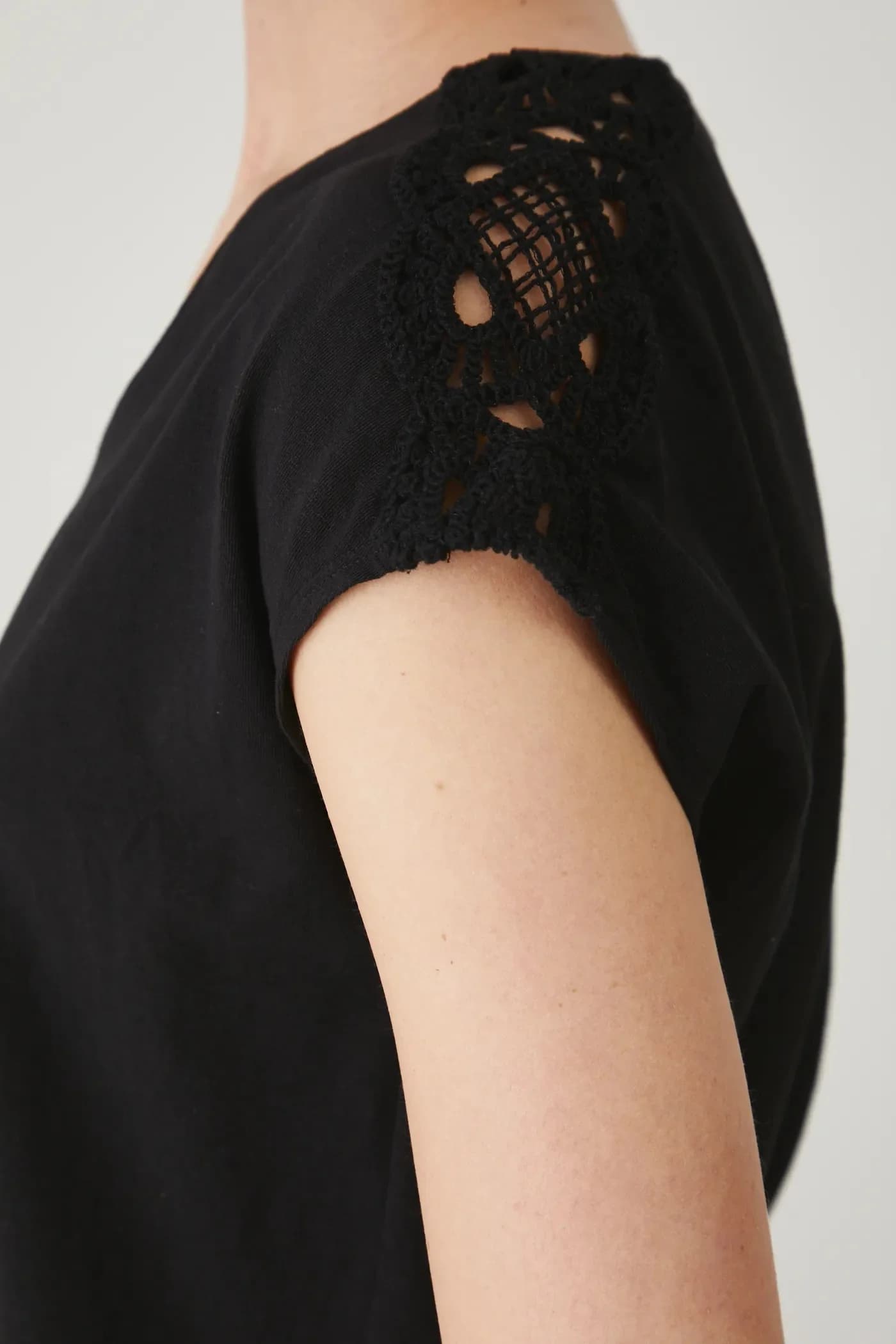 Льняная футболка - фото 4