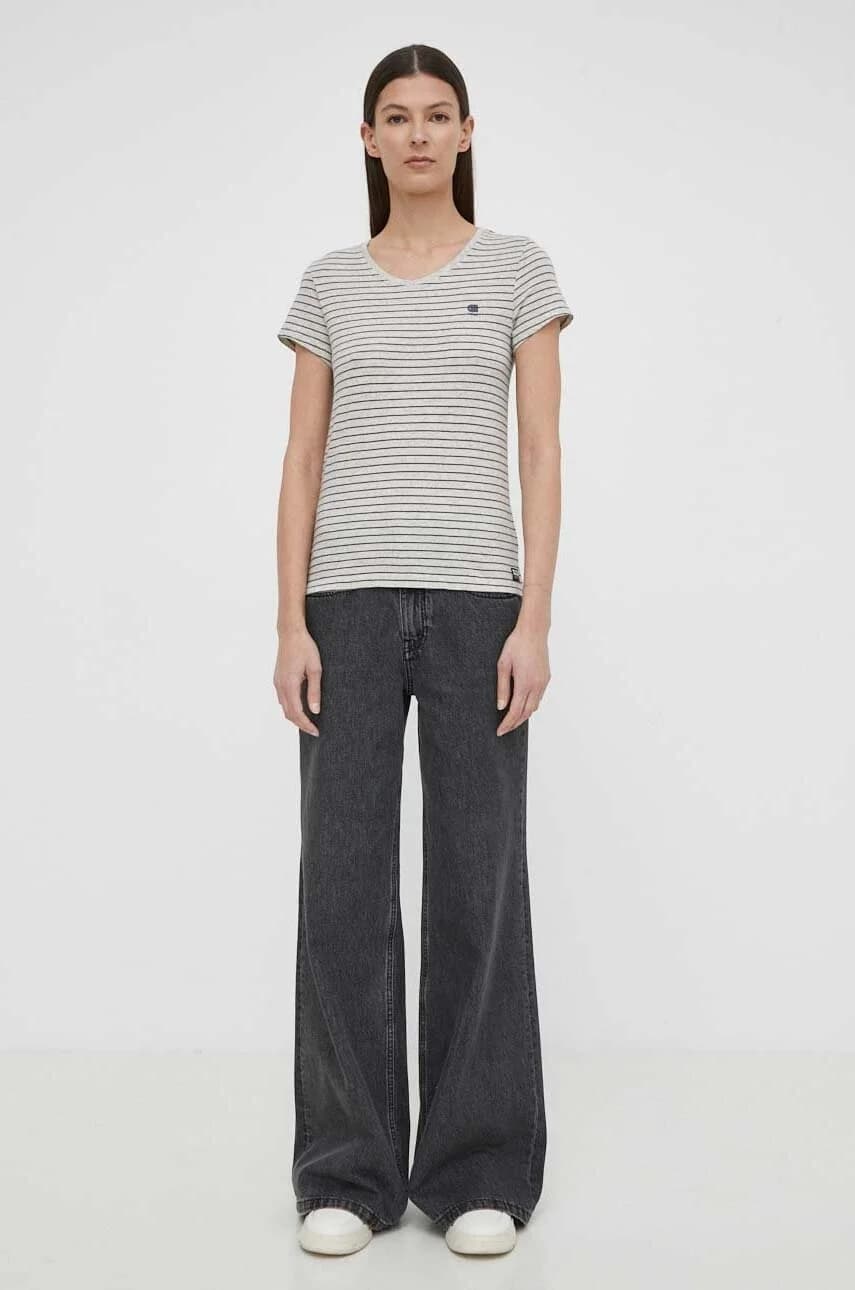 Хлопковая футболка в полоску eyben slim v t 2.0 - фото 2