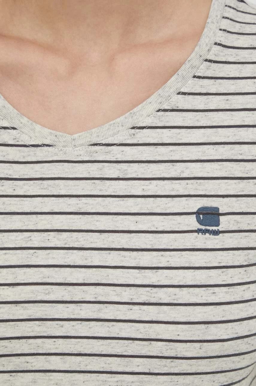Хлопковая футболка в полоску eyben slim v t 2.0 - фото 6