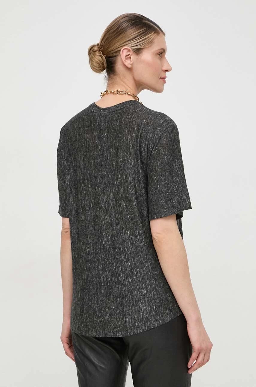 Льняная футболка - фото 3