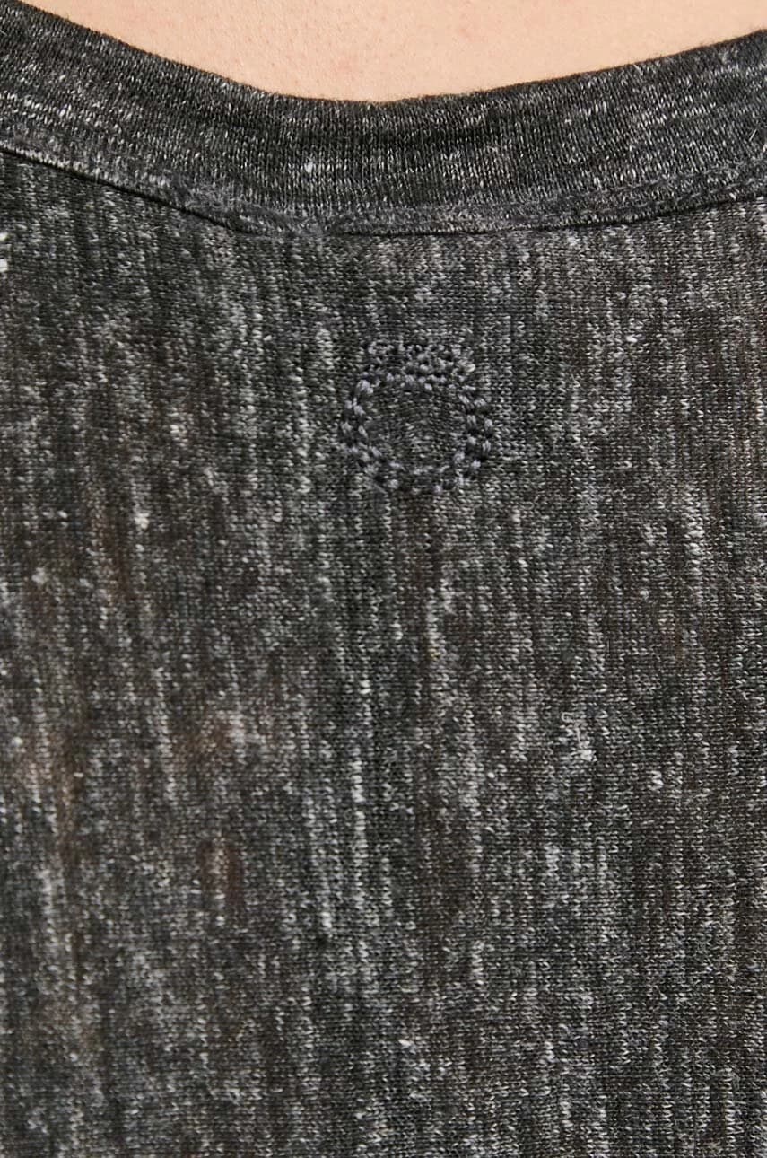 Льняная футболка - фото 5