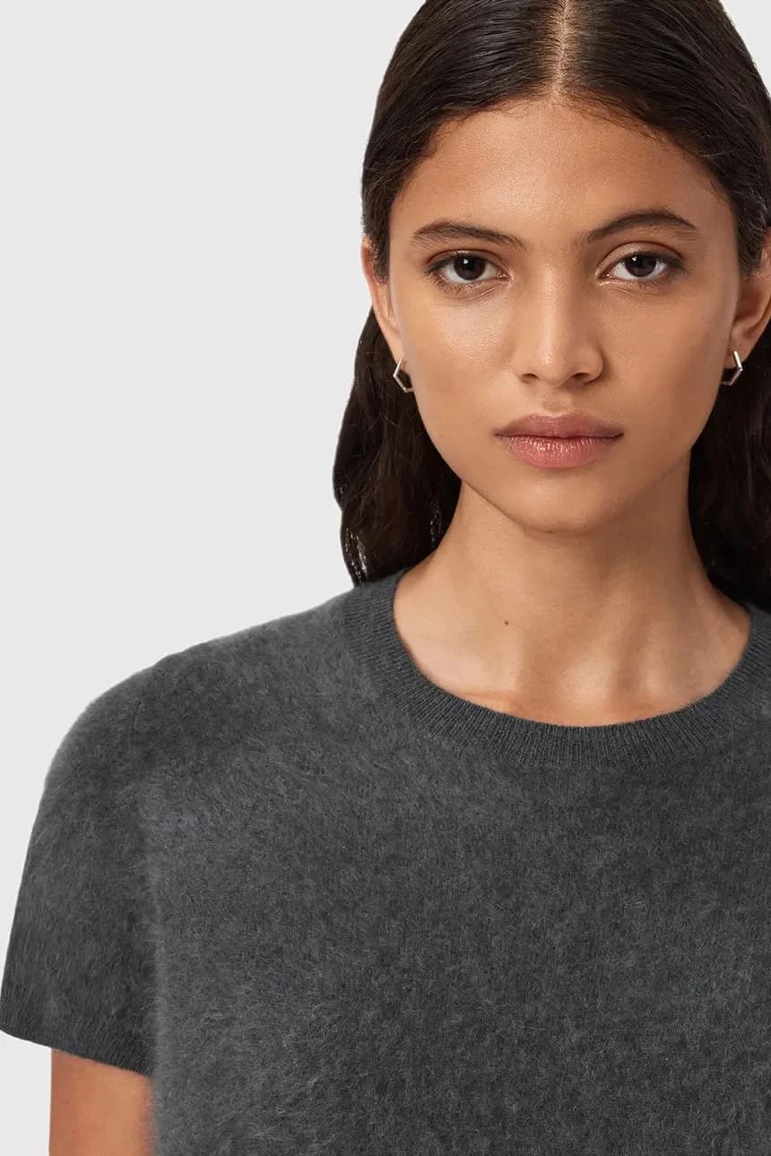 кашемировая футболка REBEL TEE - фото 2