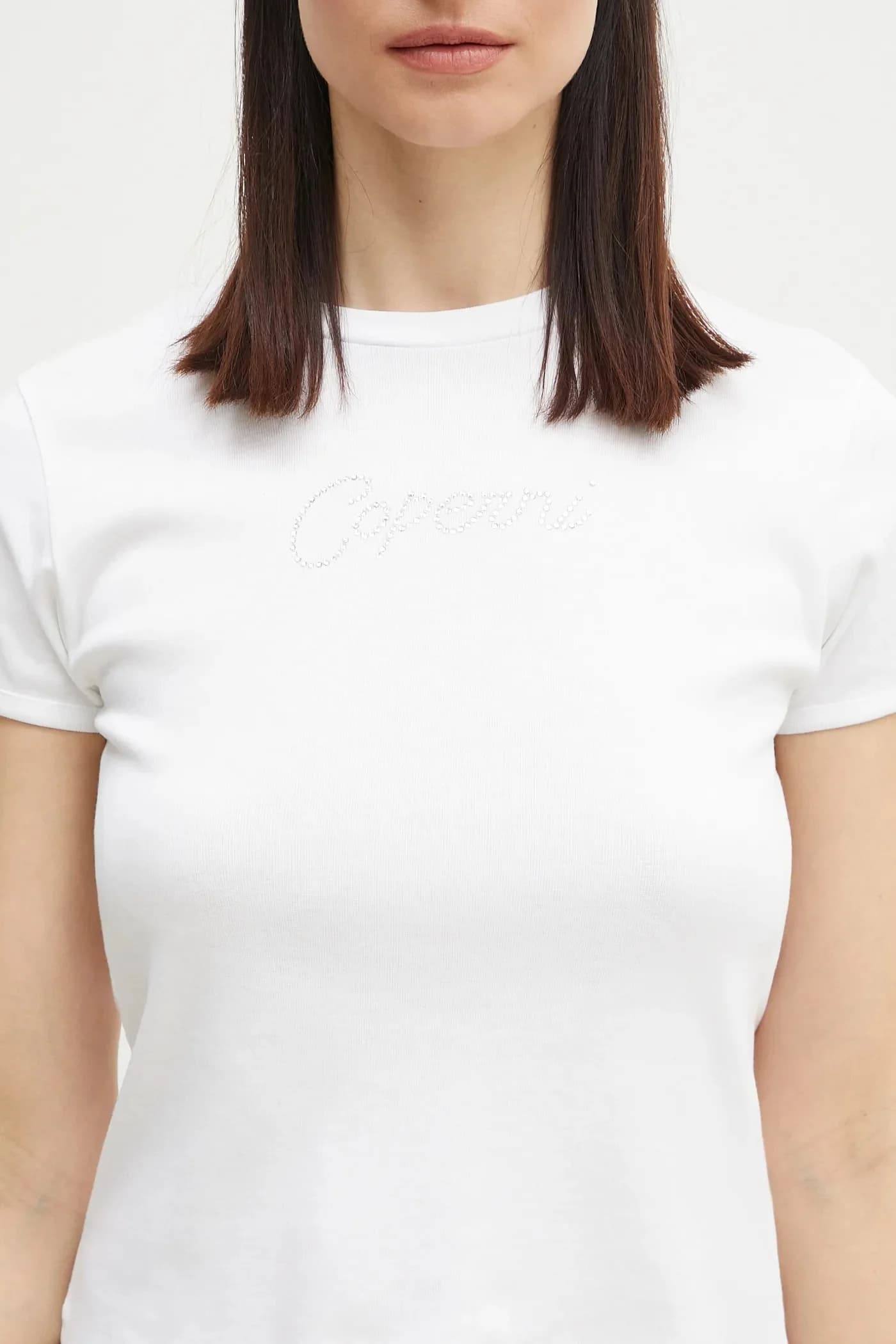 Хлопковая футболка с логотипом Crystal - фото 4