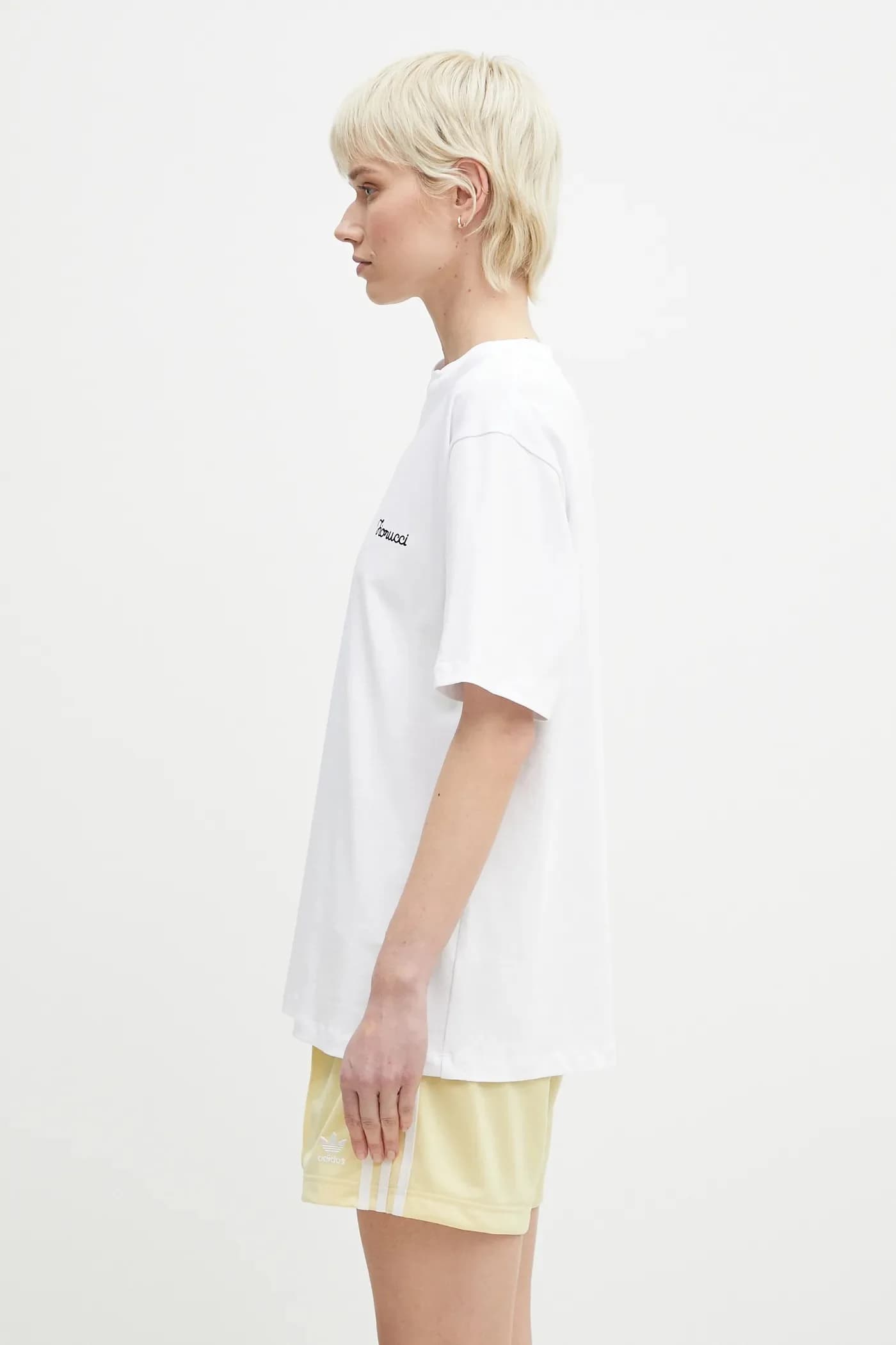 Хлопковая футболка стандартного кроя с логотипом - фото 2