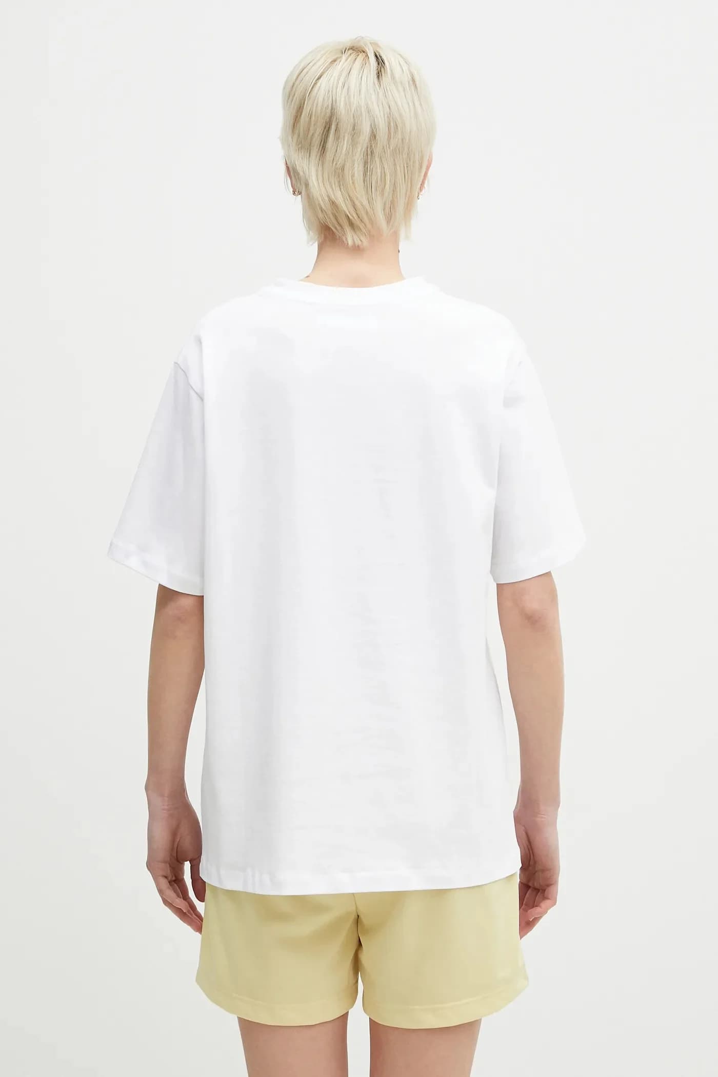 Хлопковая футболка стандартного кроя с логотипом - фото 3