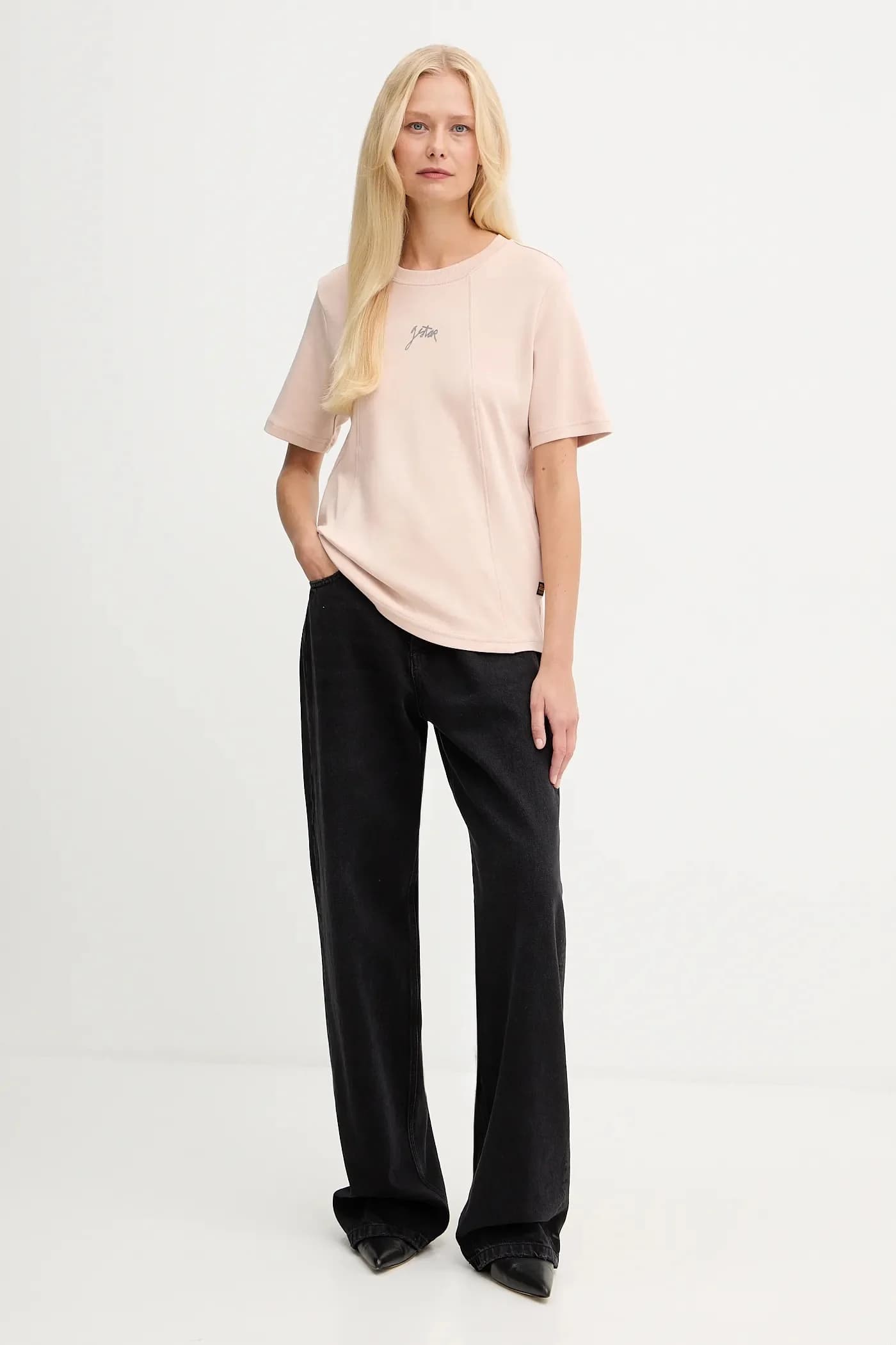 Хлопковая футболка с надписью - фото 2