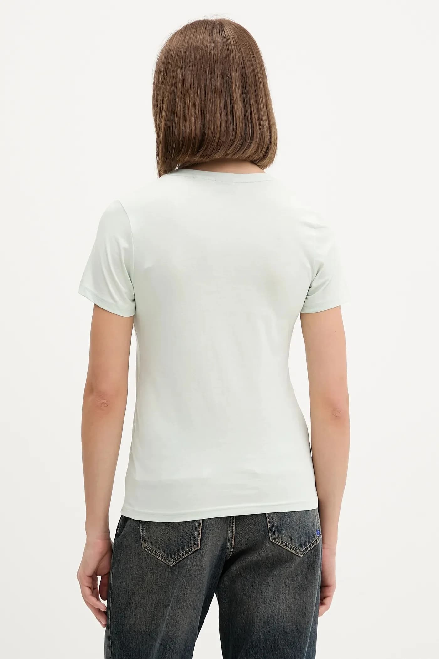 Классическая хлопковая футболка V_B - фото 3