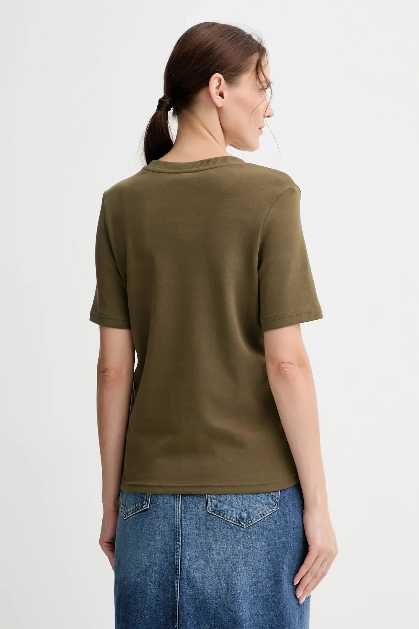 Хлопковая футболка с надписью - фото 3