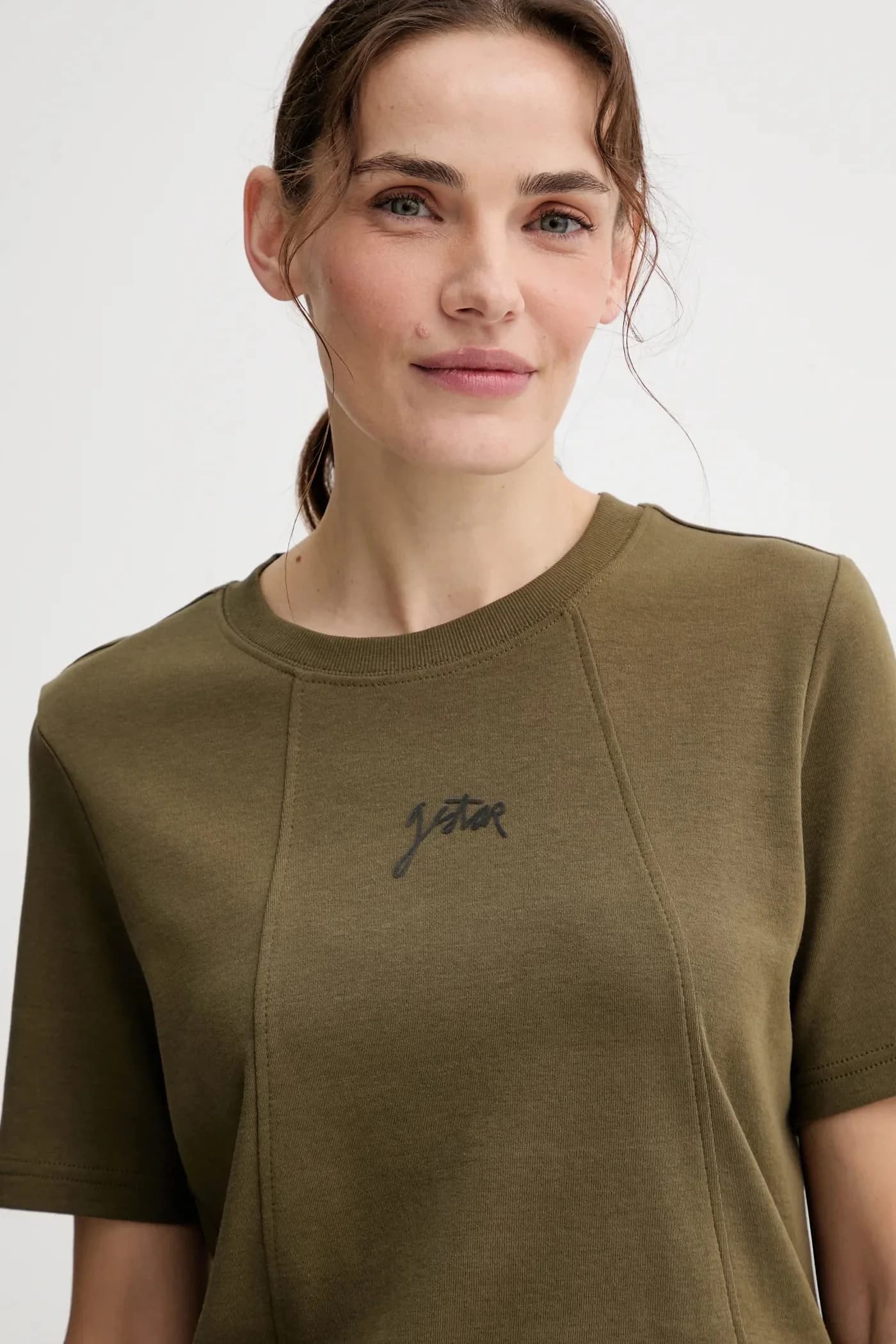 Хлопковая футболка с надписью - фото 4