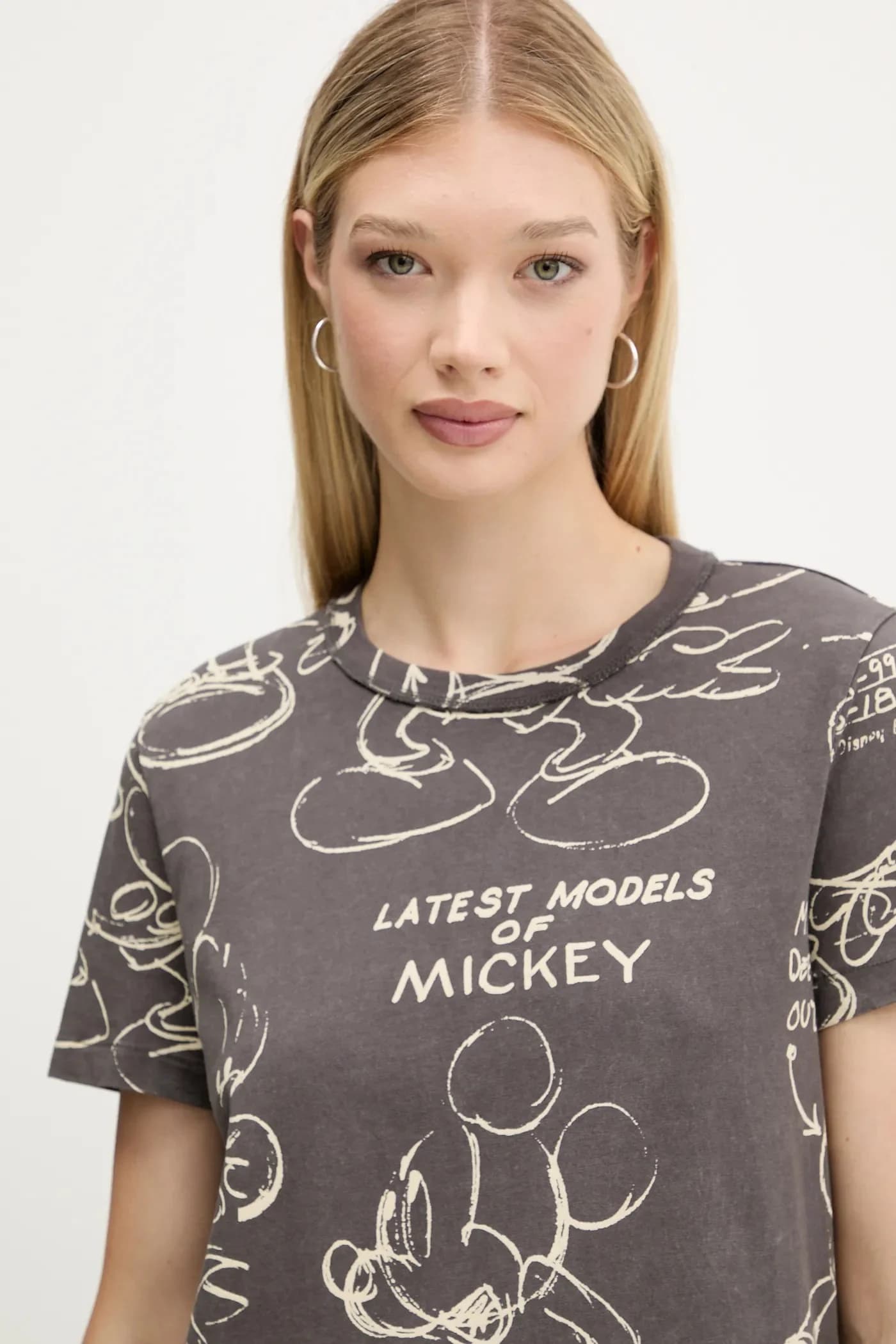 Хлопковая футболка MICKEY SKETCH - фото 4