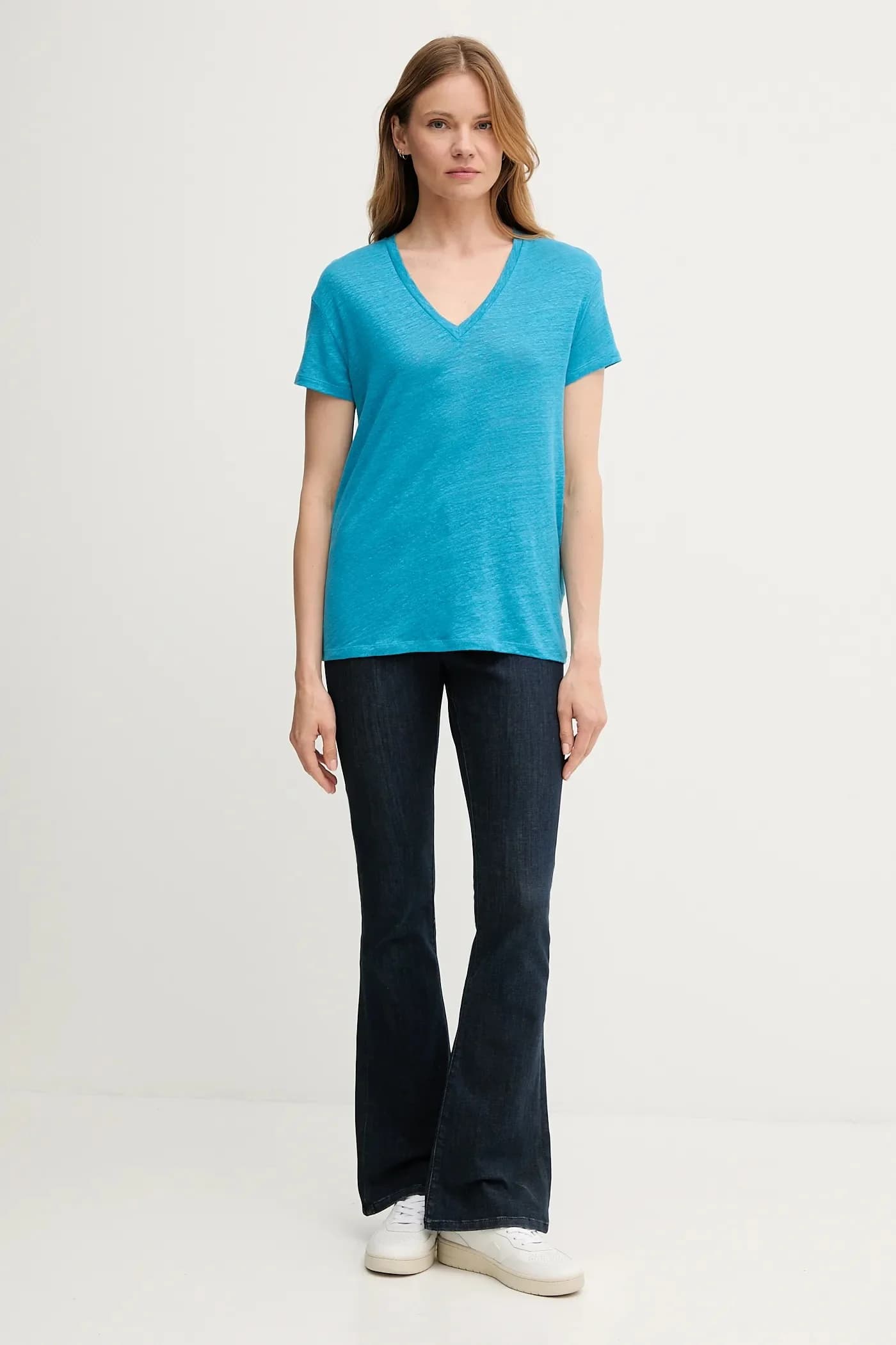 Льняная футболка - фото 2