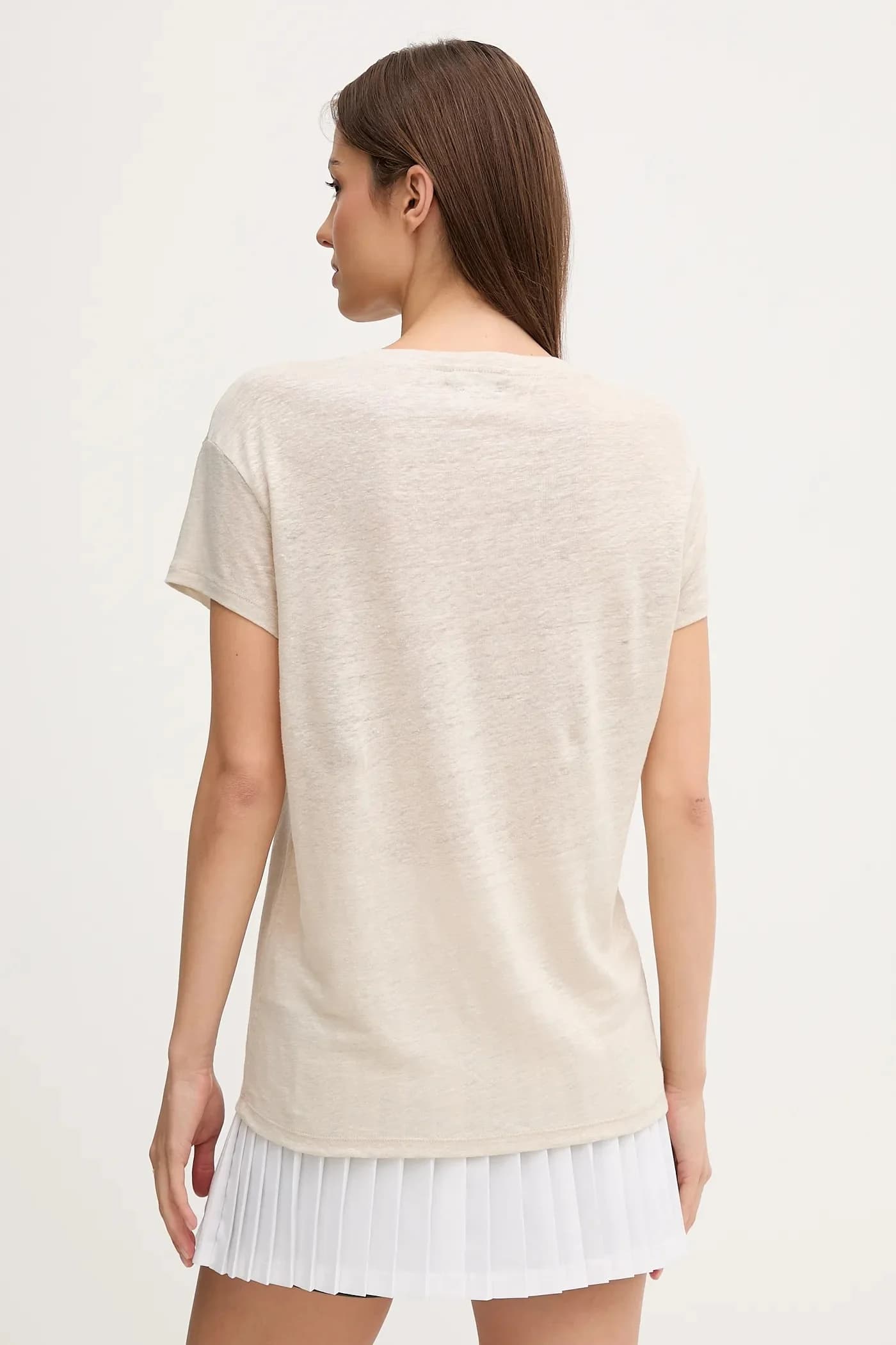 Льняная футболка - фото 3