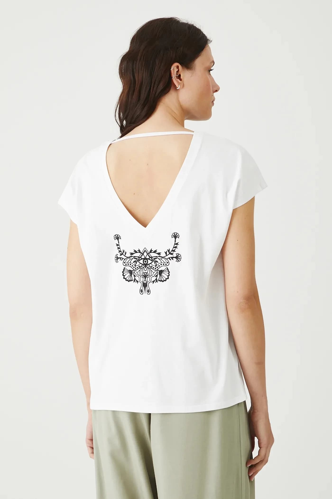 Хлопковая футболка - фото 4