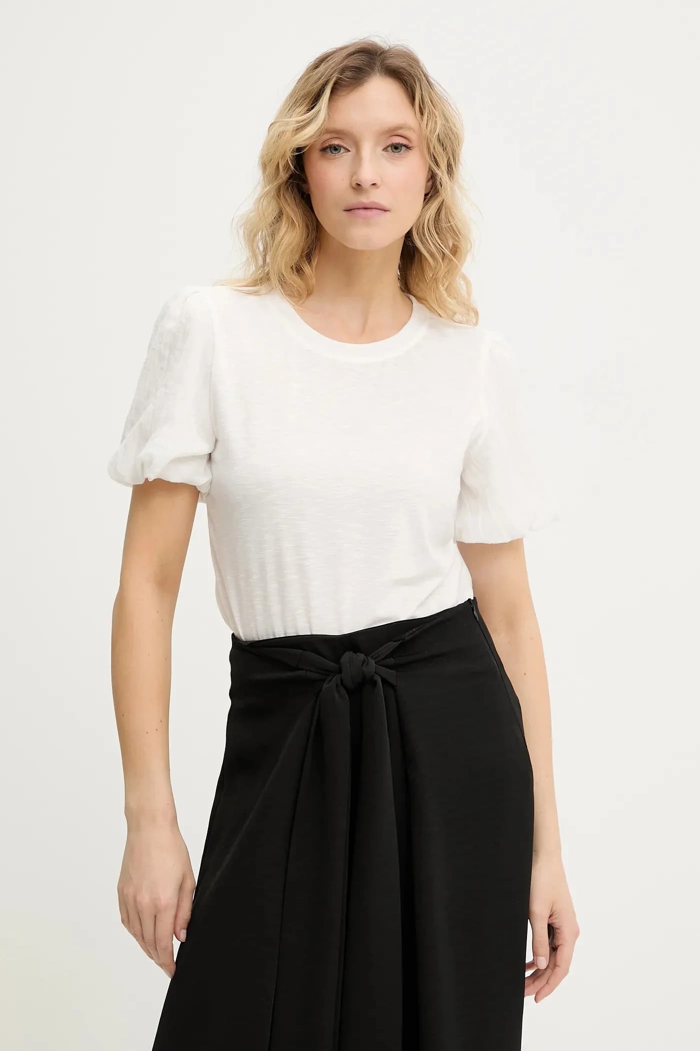 Льняная футболка - фото 4