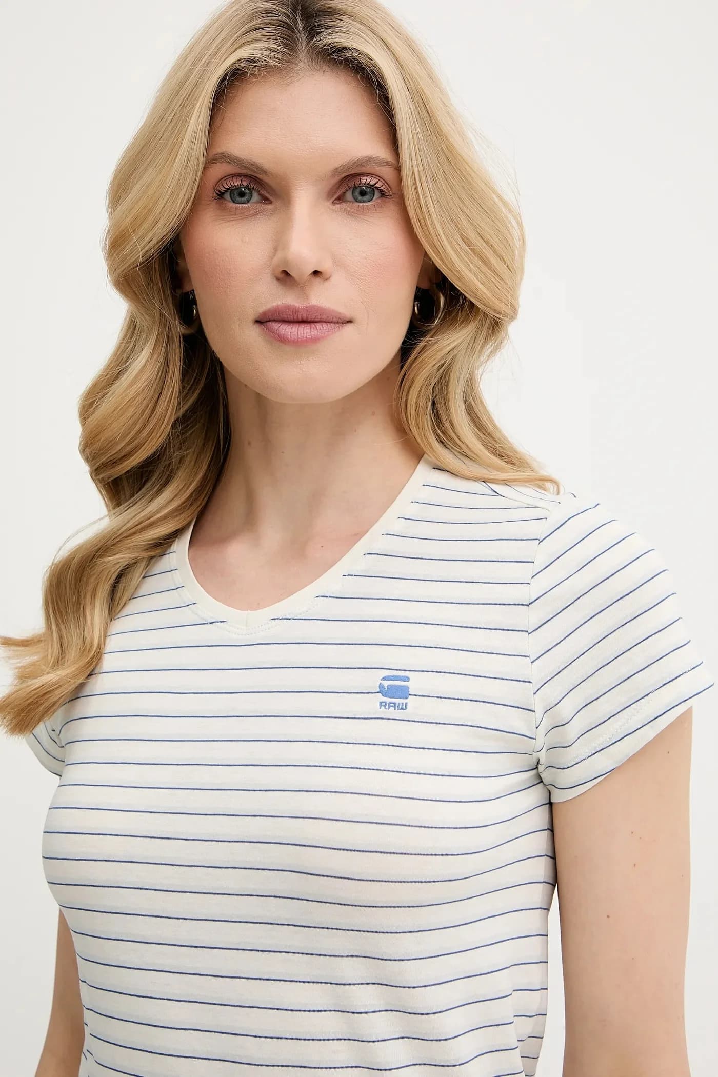 Футболка из сырого хлопка Stripe eyben slim v t 2.0 - фото 4