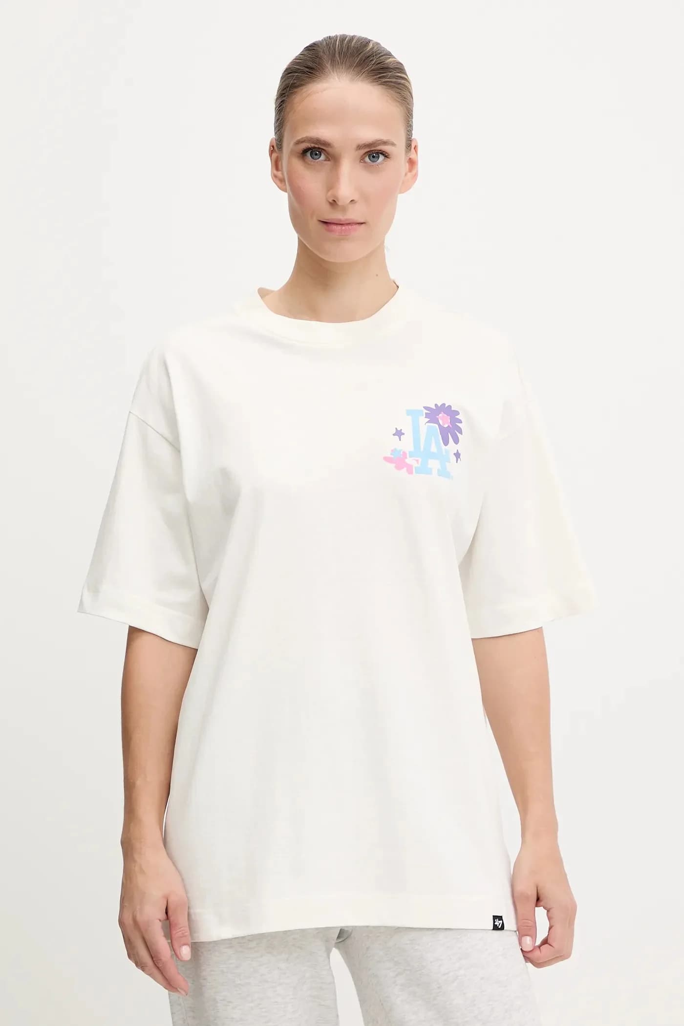 Хлопковая футболка MLB Los Angeles Dodgers - фото 3